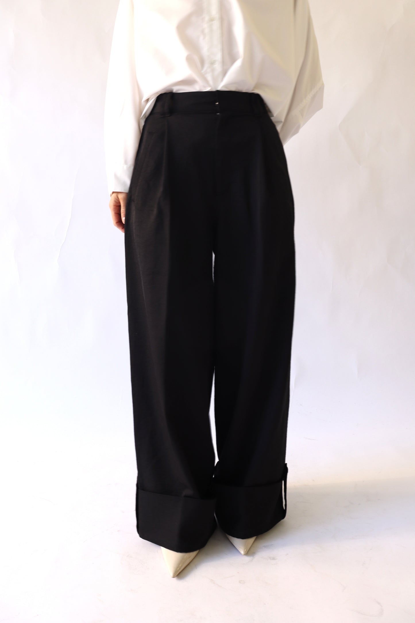 【ACUTA】ロールアップワイドパンツ