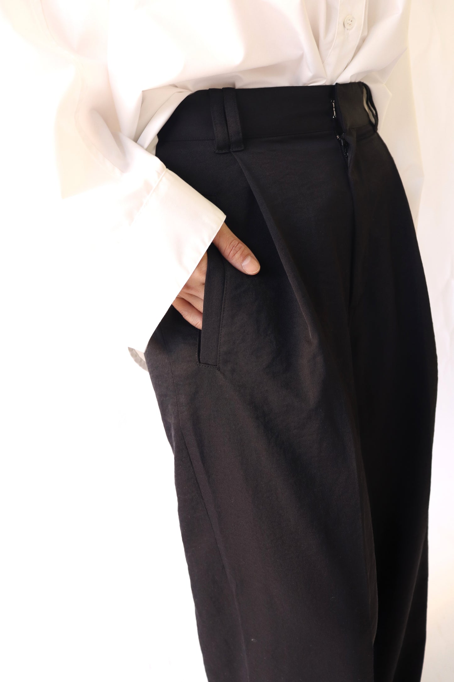 【ACUTA】ロールアップワイドパンツ