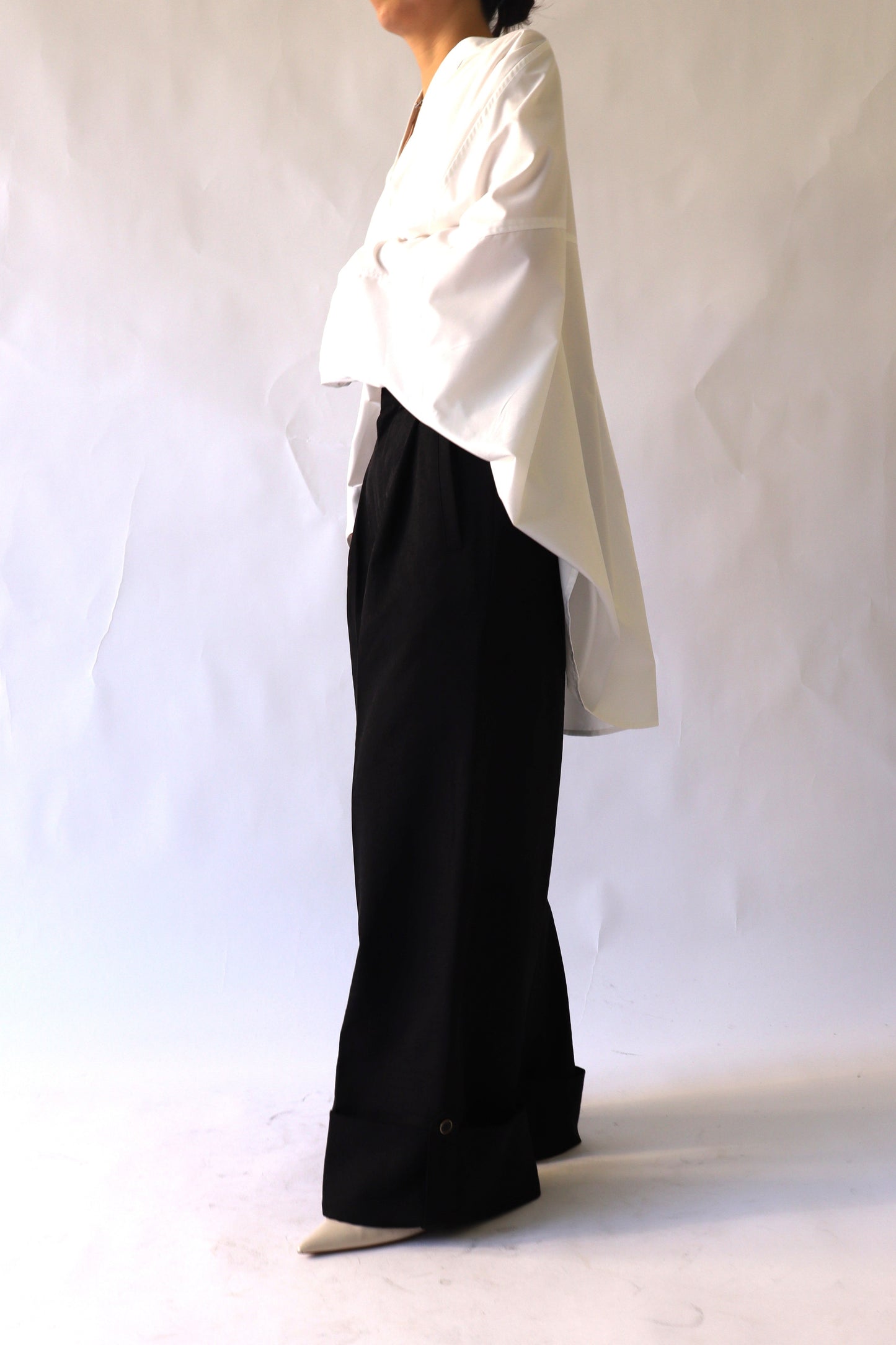 【ACUTA】ロールアップワイドパンツ