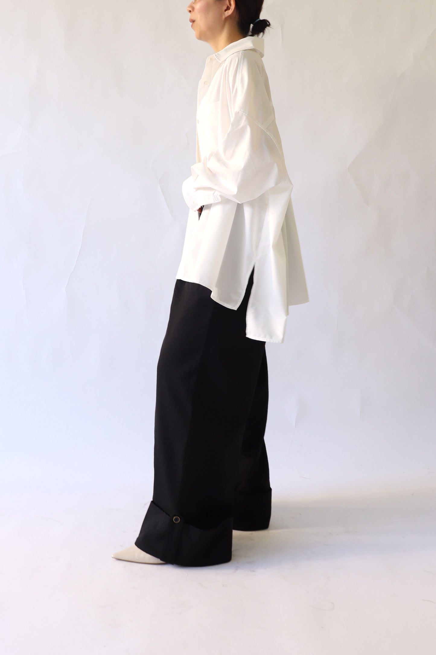 【ACUTA】 ブロードポンチョ風シャツ