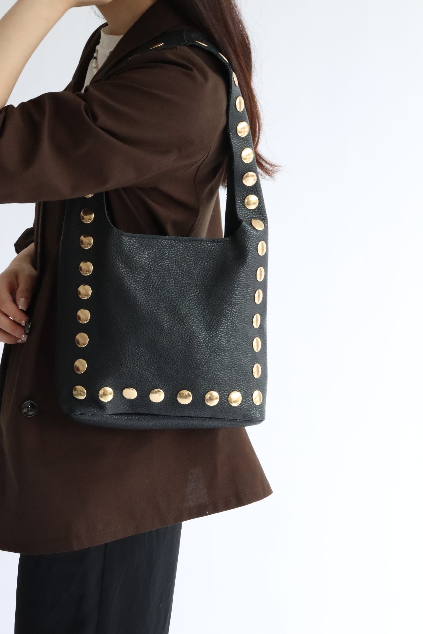 【MILLELA  FIRENZE】スタッズワンショルダーバッグ
