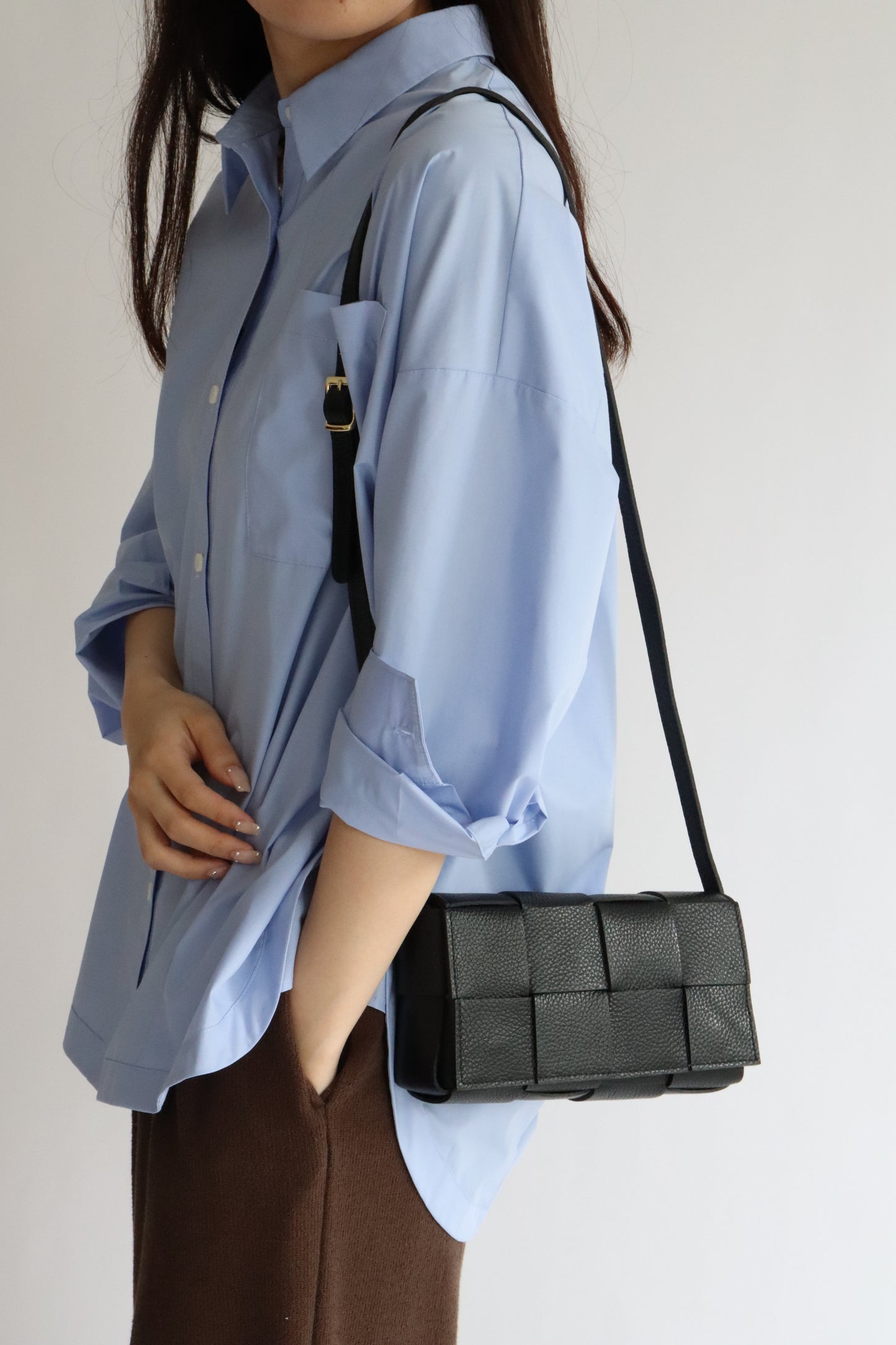 【MILLELA  FIRENZE】ロングメッシュバッグ