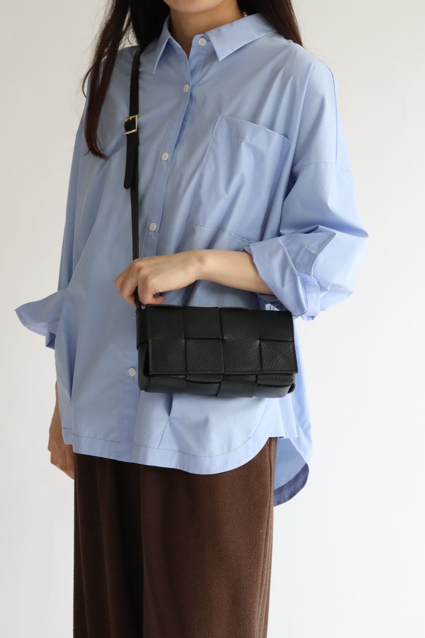 【MILLELA  FIRENZE】ロングメッシュバッグ