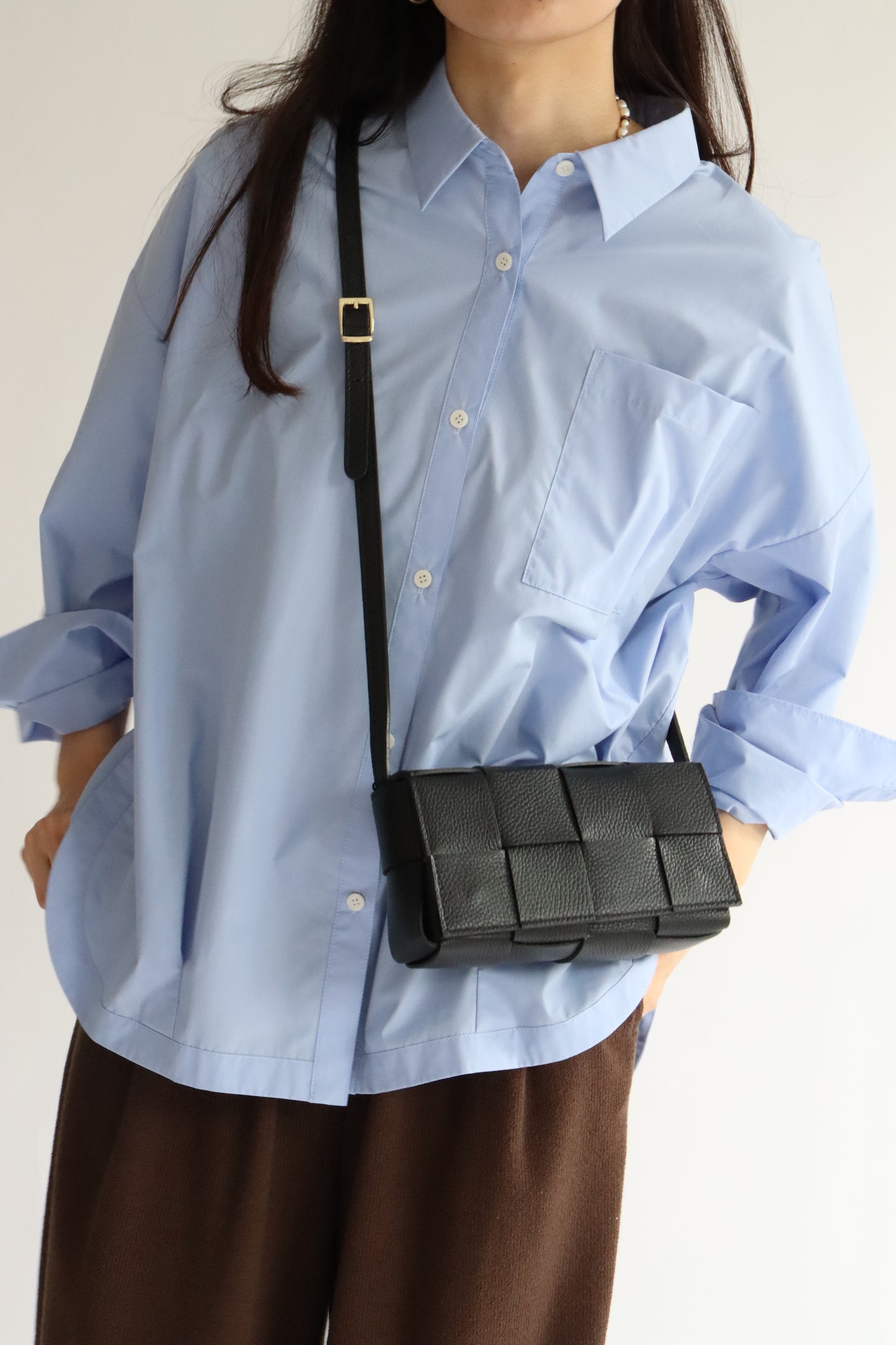 【MILLELA  FIRENZE】ロングメッシュバッグ