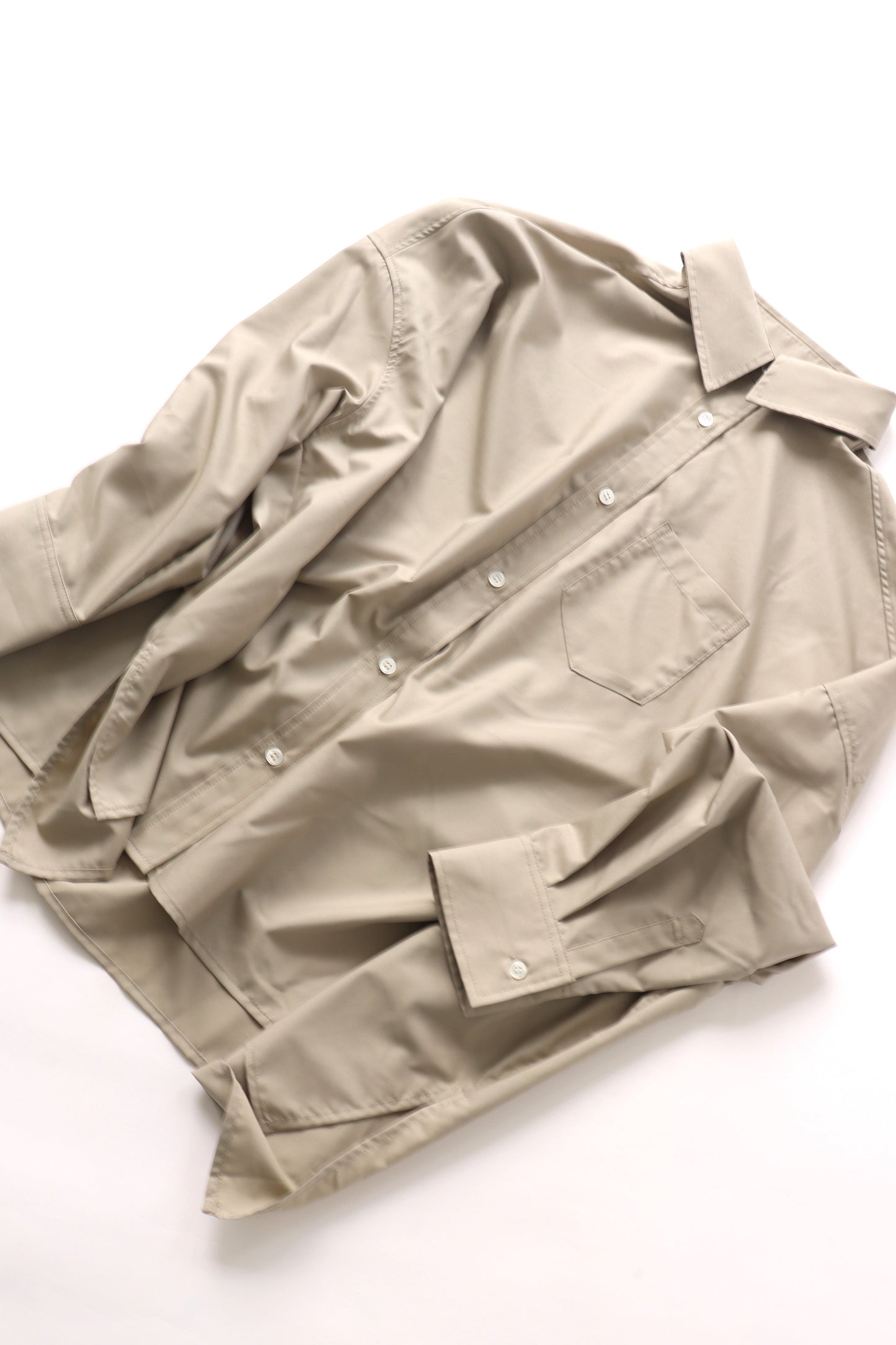 【ACUTA】 ブロードポンチョ風シャツ