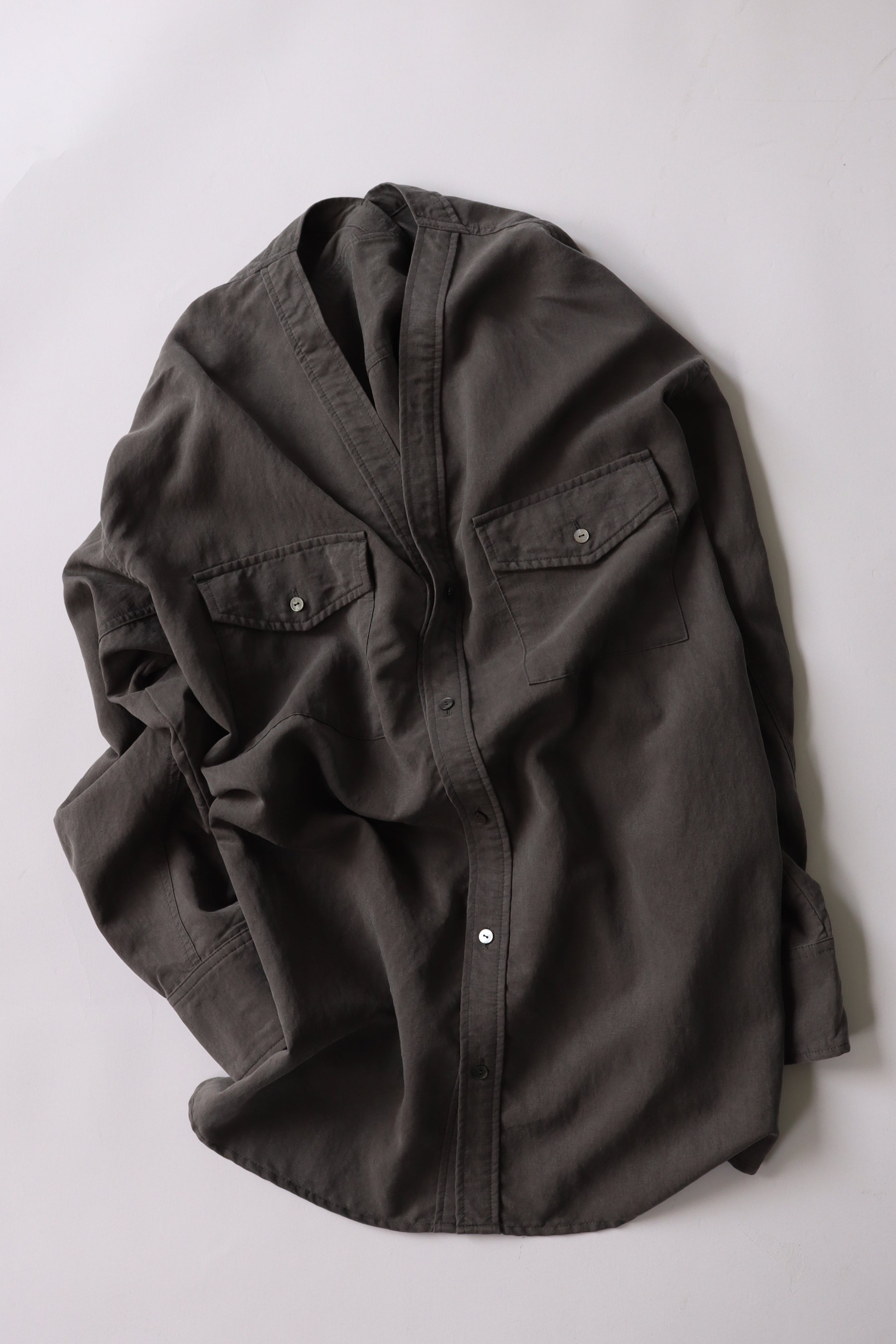 ACUTA アクータ】【PRE ORDER】バイオ加工オーバーシャツ 30代