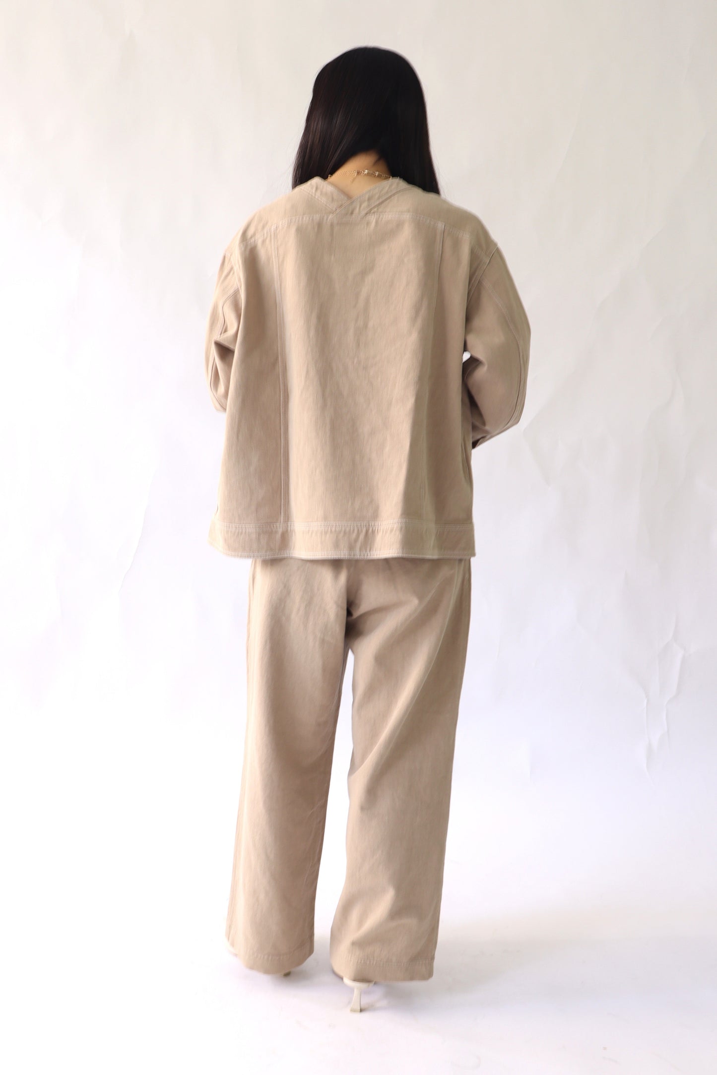 【ACUTA】【PRE ORDER】リネンブレンドスラックスパンツ