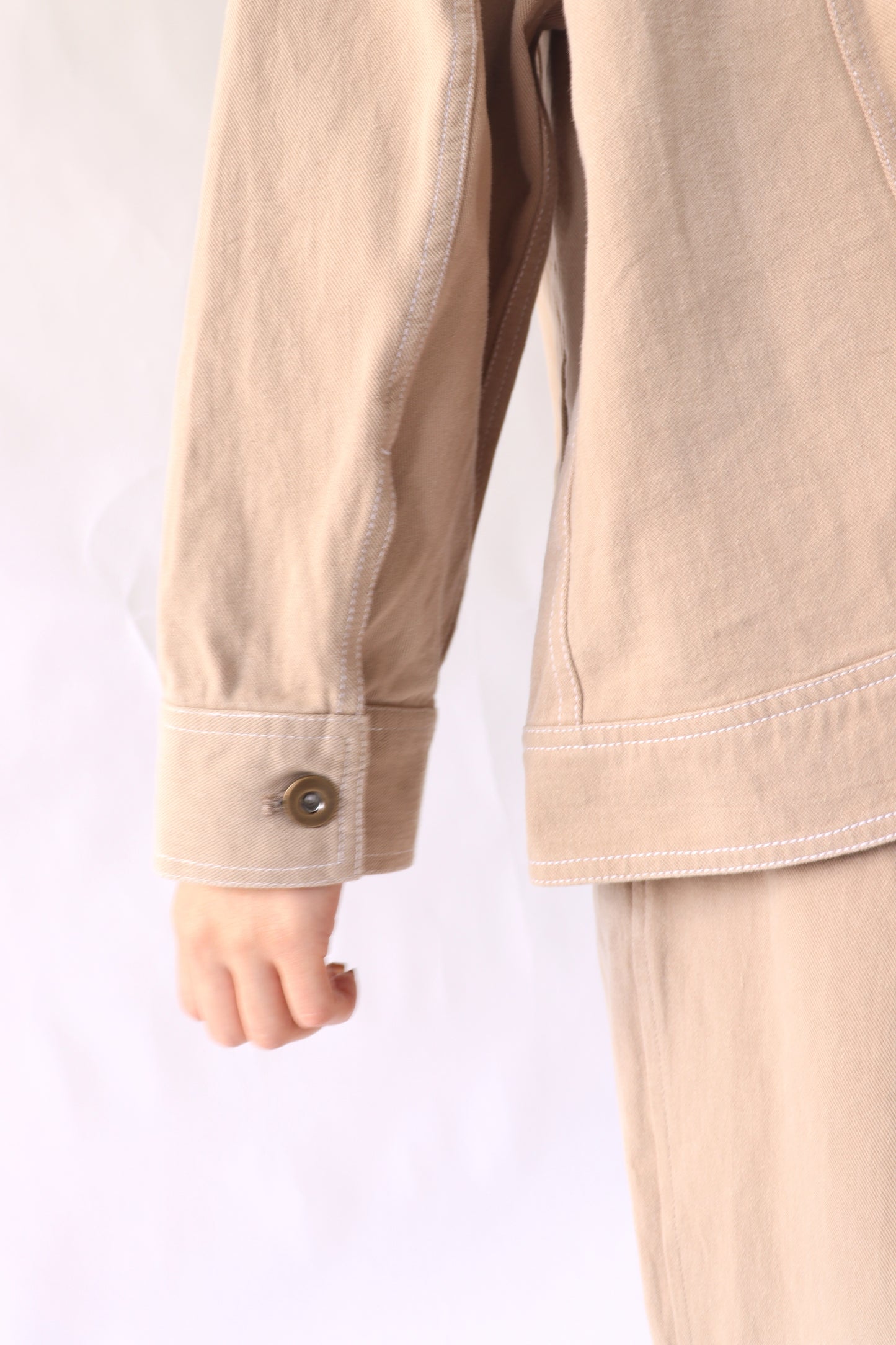 【ACUTA】【PRE ORDER】リネンブレンドカラーレスカバーオール