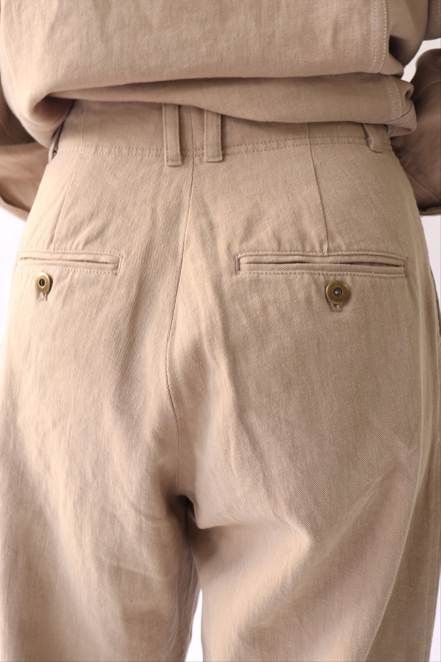 【ACUTA】【PRE ORDER】リネンブレンドスラックスパンツ