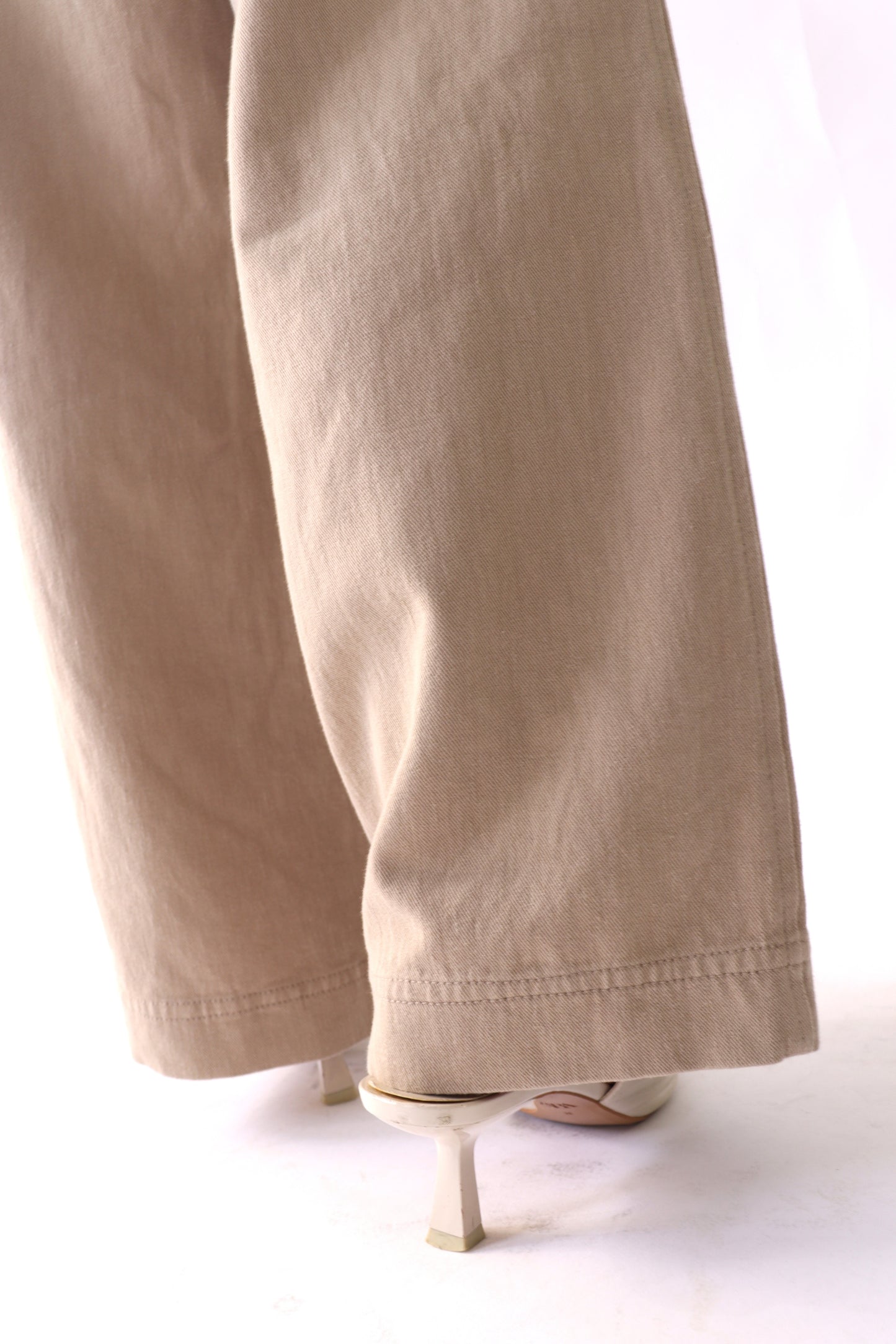 【ACUTA】【PRE ORDER】リネンブレンドスラックスパンツ