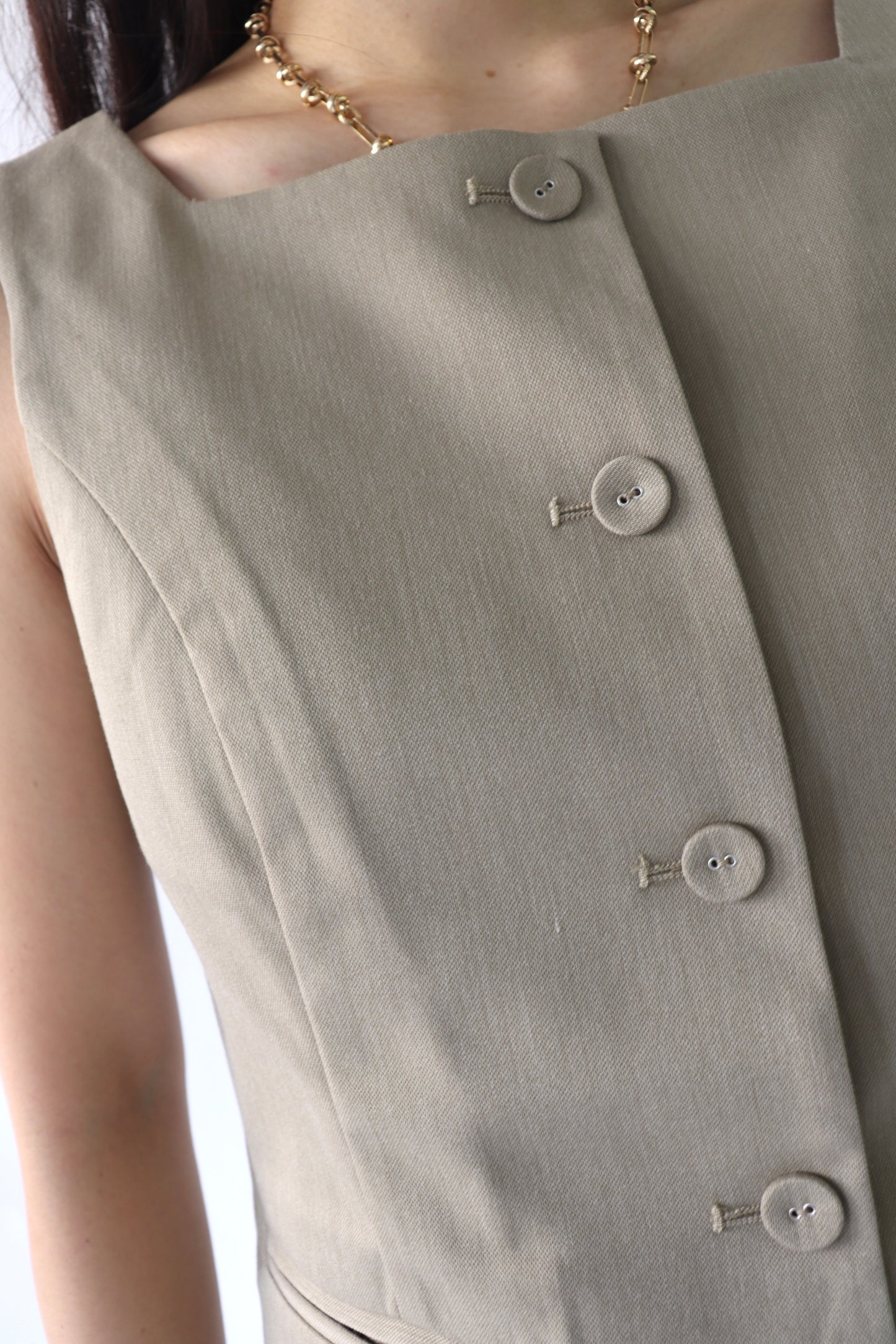 【ACUTA】スクエアネックジレ