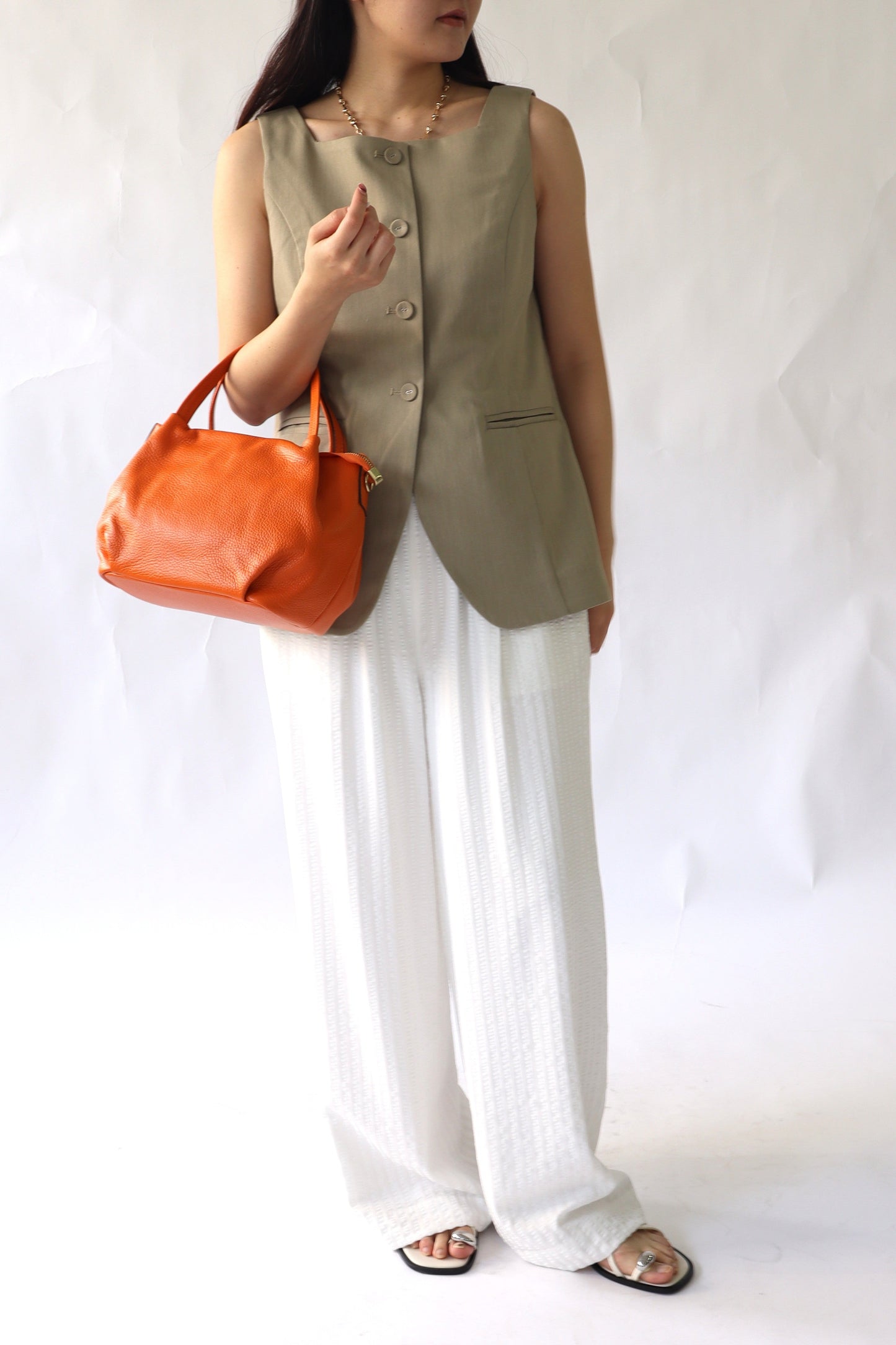 【ACUTA】スクエアネックジレ