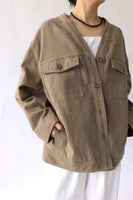 【ACUTA】リネンブレンドカラーレスカバーオール