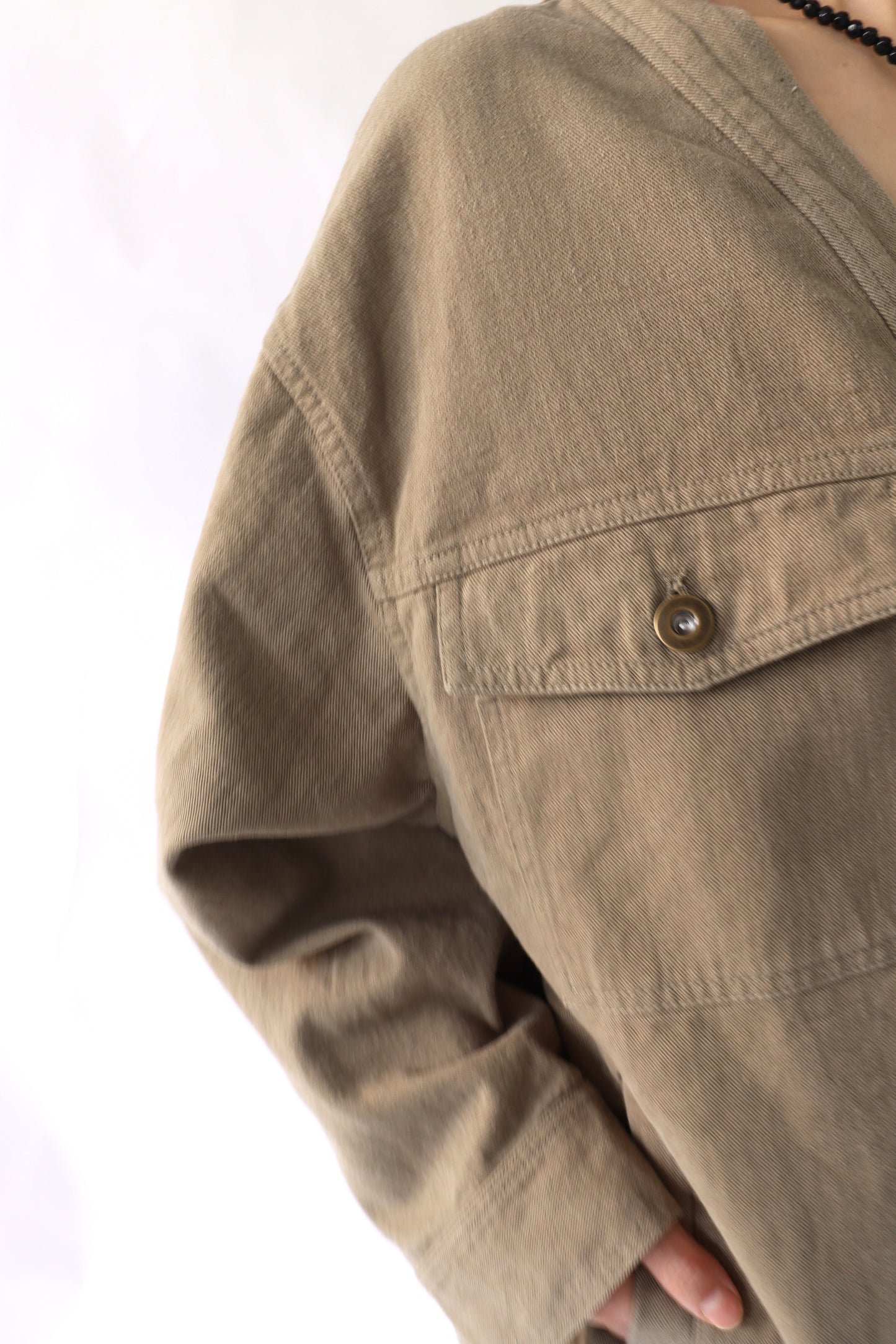 【ACUTA】【PRE ORDER】リネンブレンドカラーレスカバーオール