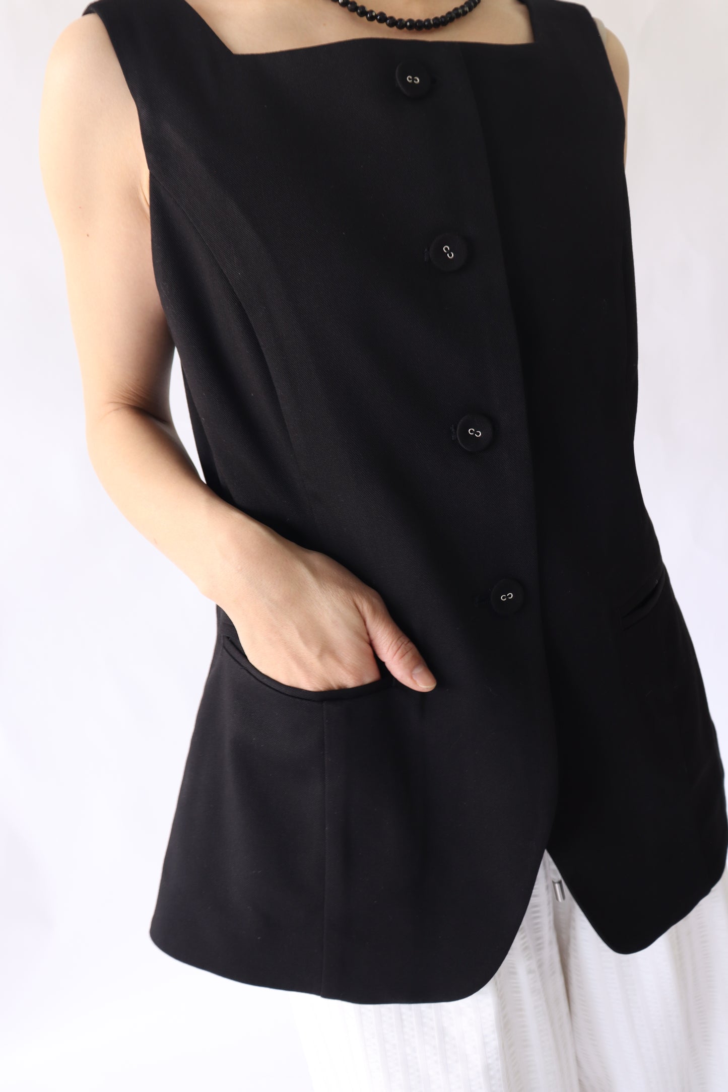 【ACUTA】スクエアネックジレ