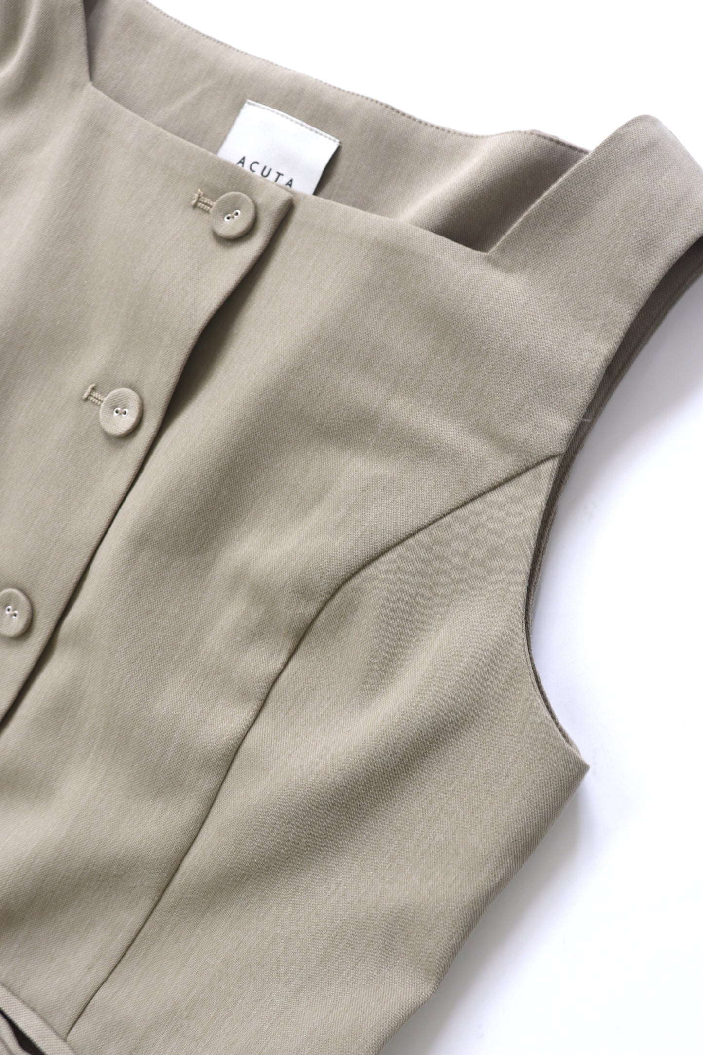 【ACUTA】スクエアネックジレ