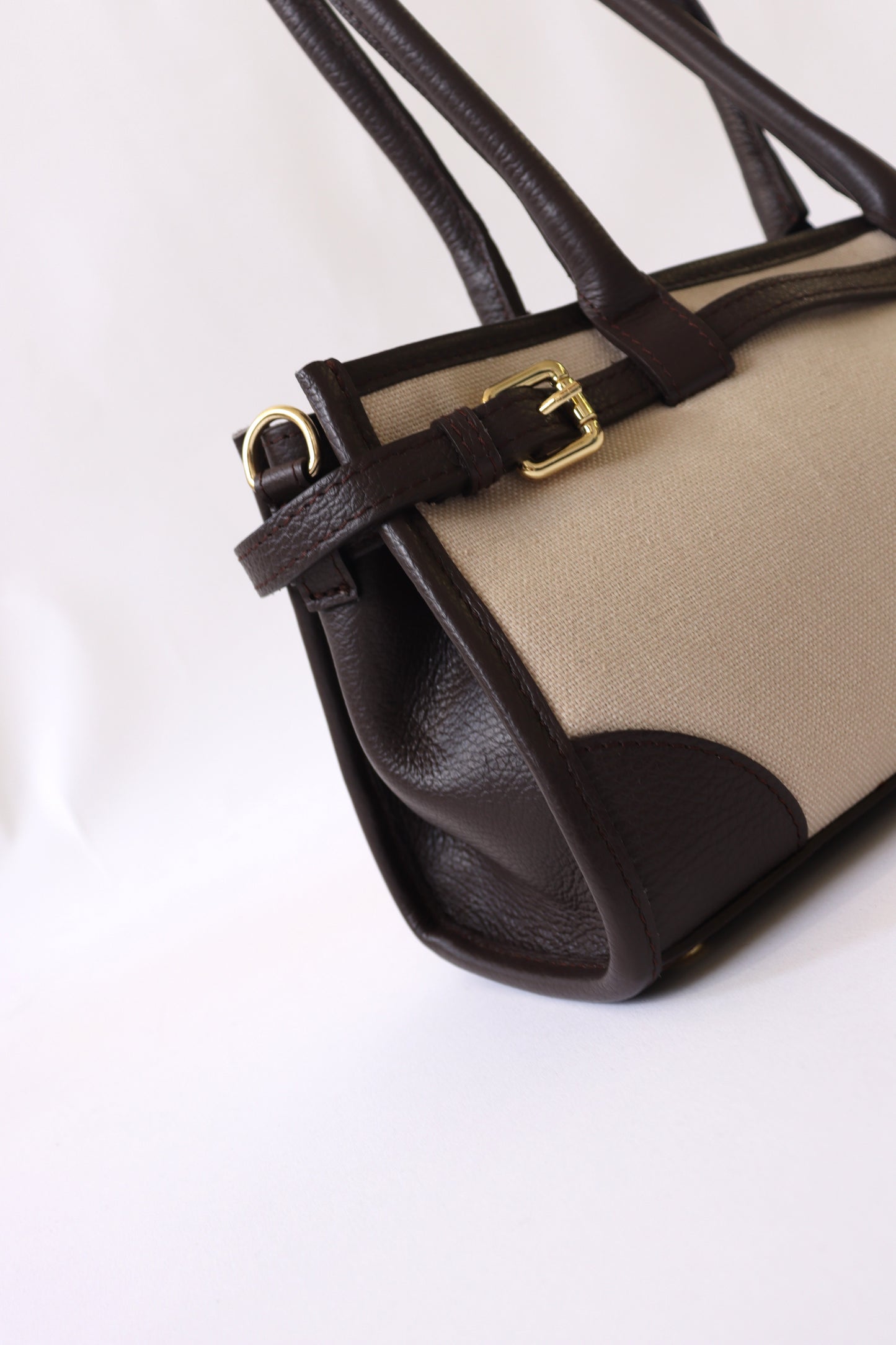 【MILLELA  FIRENZE】【PREORDER】レザー×キャンバス2WAYバッグ