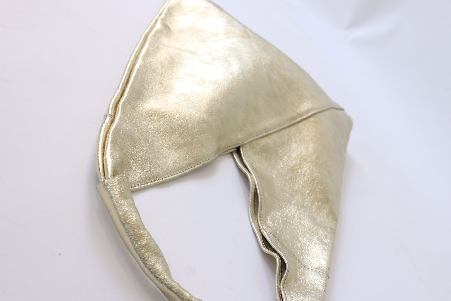 【MILLELA  FIRENZE】【PREORDER】メタリックトライアングルミディバッグ