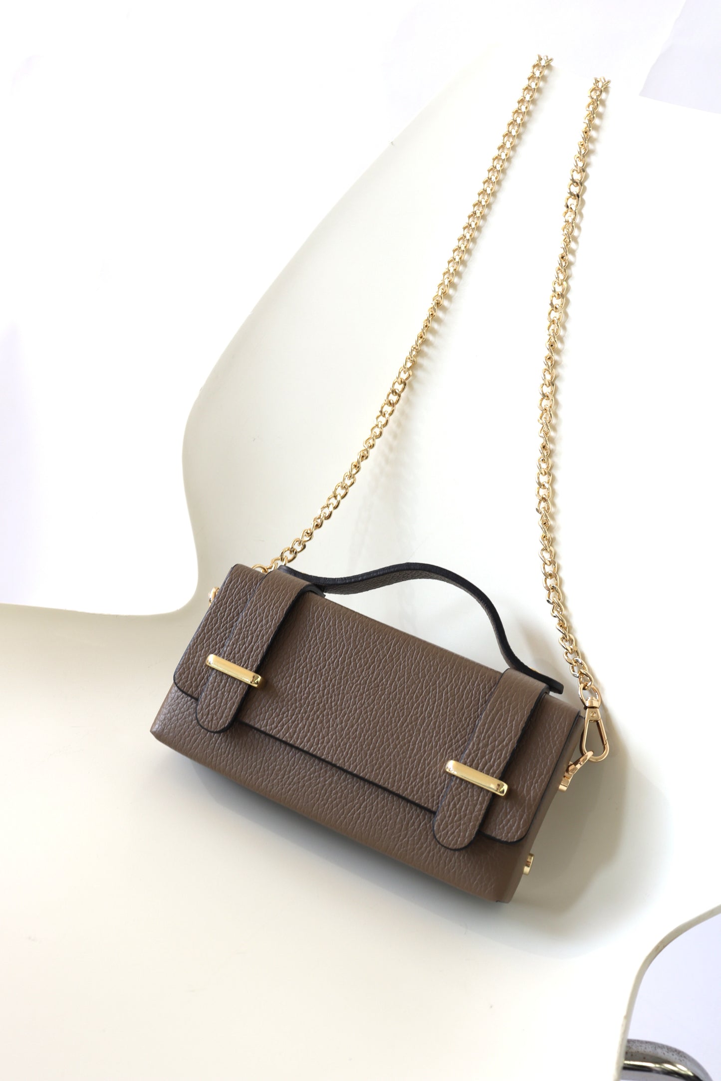 【MILLELA  FIRENZE】【PREORDER】ボックスチェーンショルダーミニバッグ