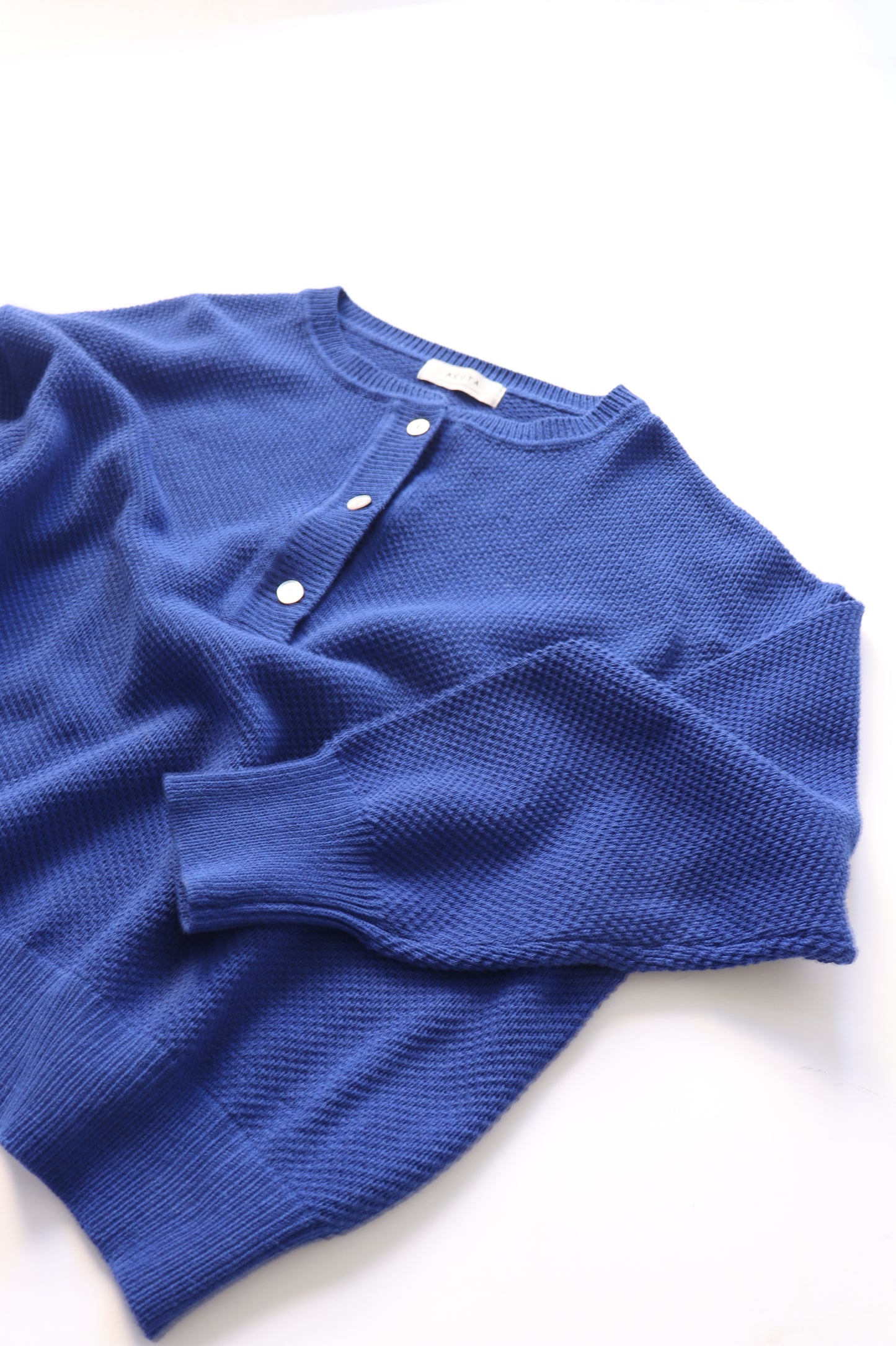 【ACUTA】かのこ編みヘンリーニット