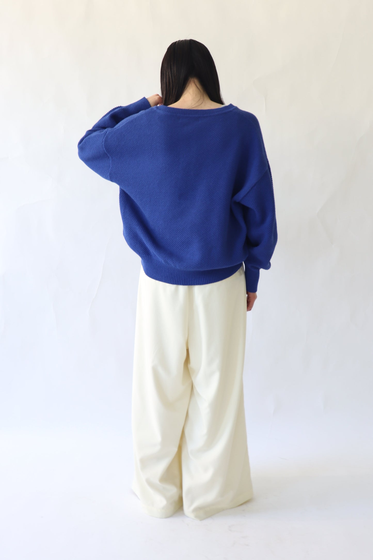 【ACUTA】かのこ編みヘンリーニット