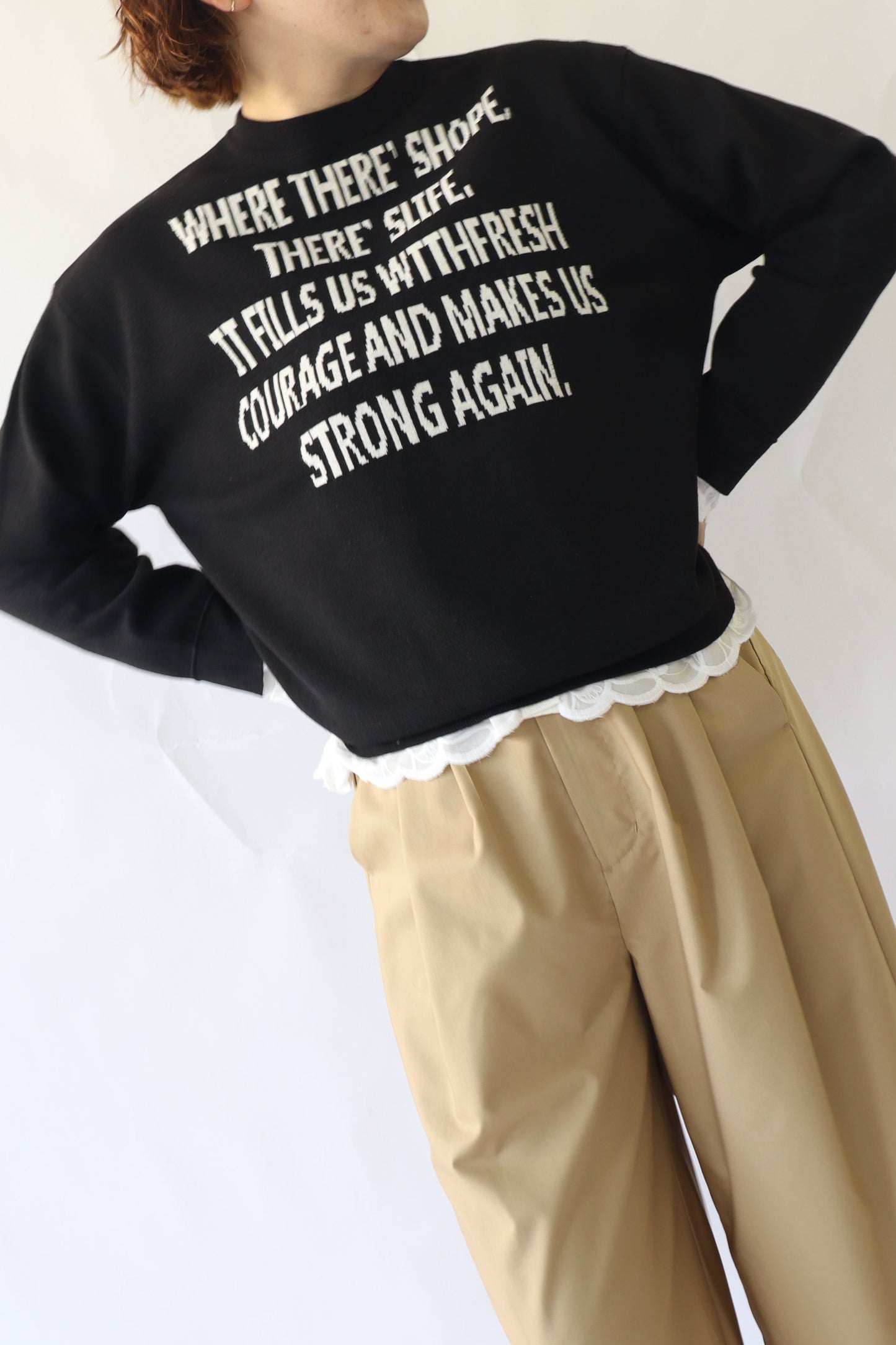 【ACUTA】 ミラノリブロゴニット