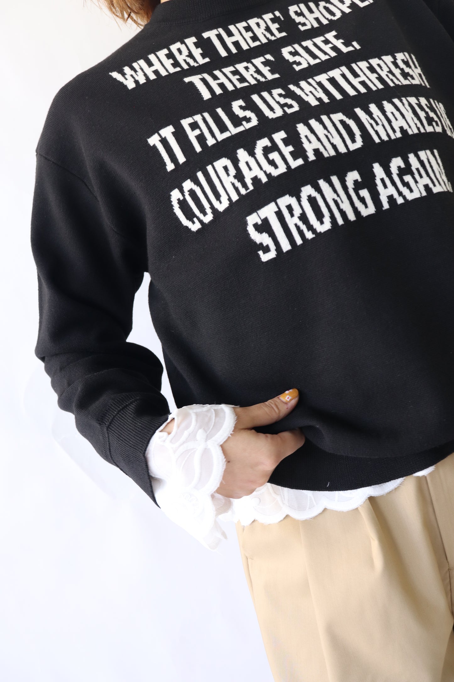 【ACUTA】 ミラノリブロゴニット