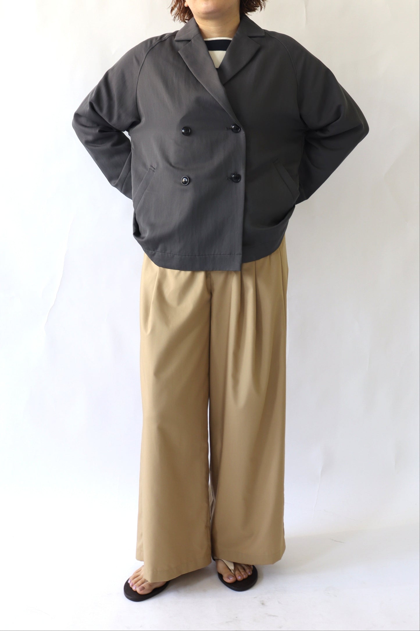 【ACUTA】【PRE ORDER】ダブルブレストショートコート