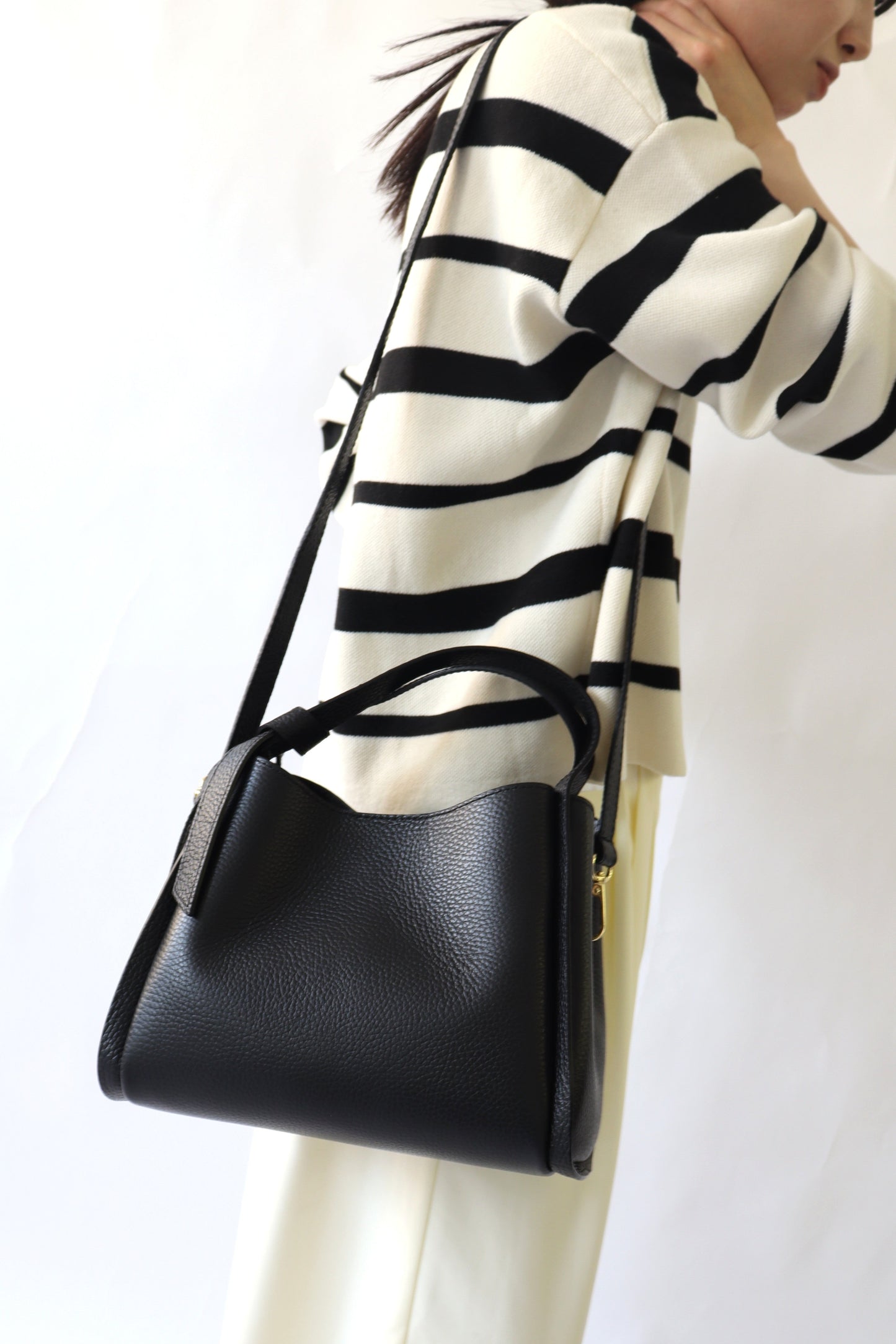 【MILLELA  FIRENZE】【PREORDER】2WAYトラペーズハンドバッグ