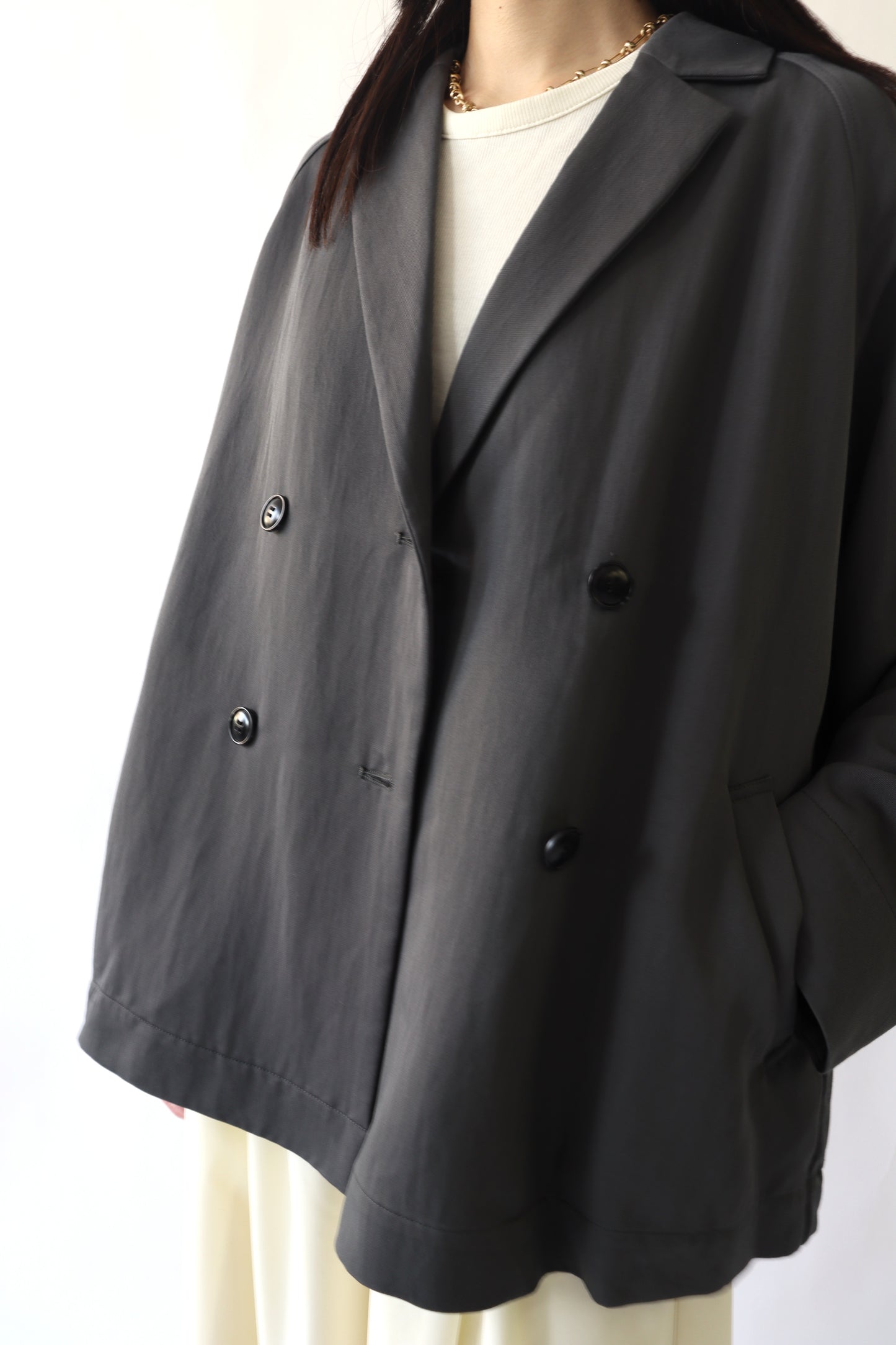 【ACUTA】【PRE ORDER】ダブルブレストショートコート