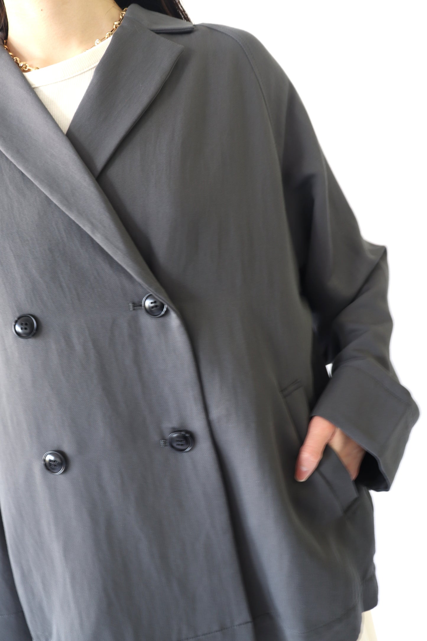 【ACUTA】【PRE ORDER】ダブルブレストショートコート