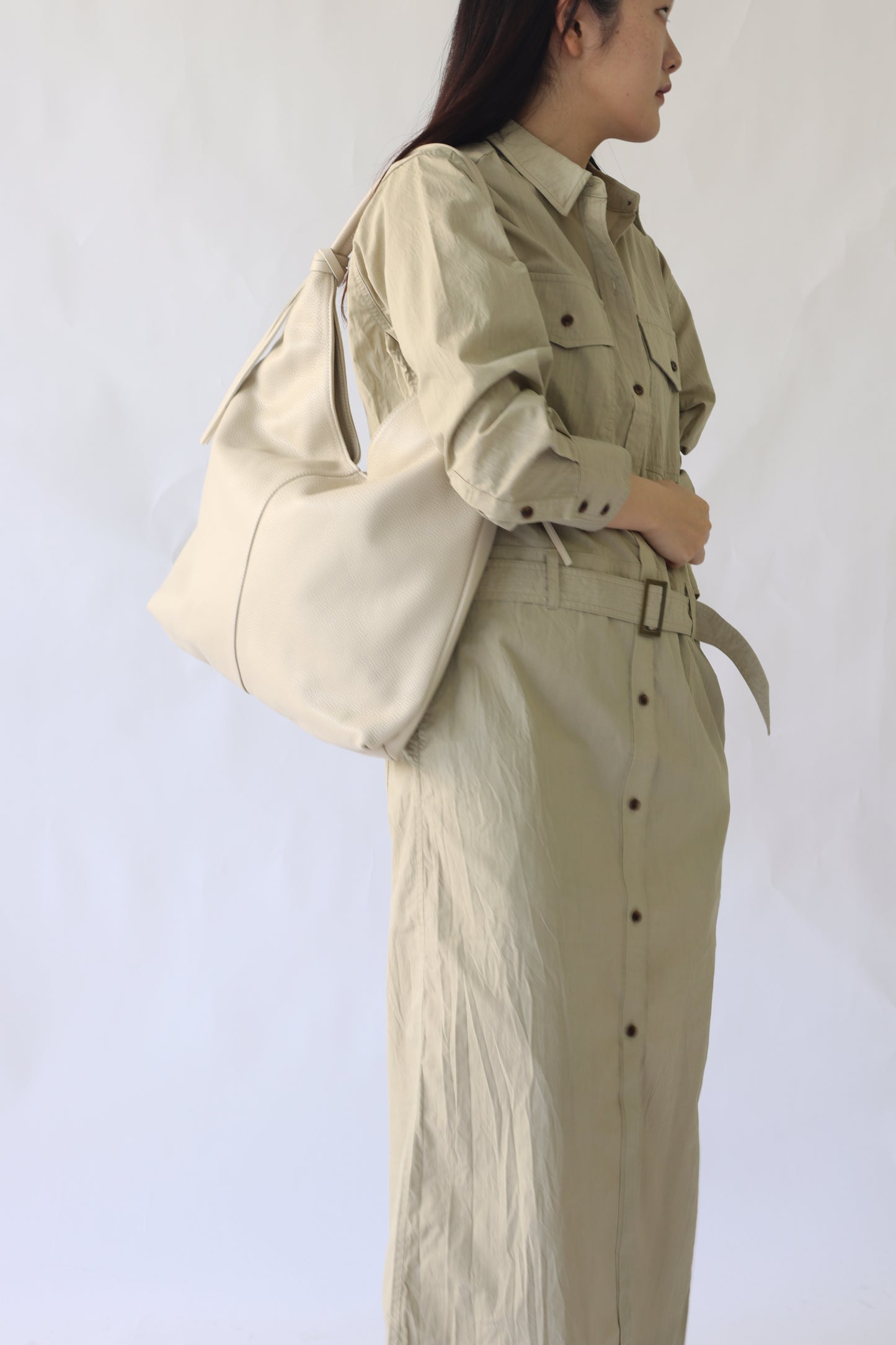 【MILLELA  FIRENZE】【PREORDER】 レザーホーボーバッグ