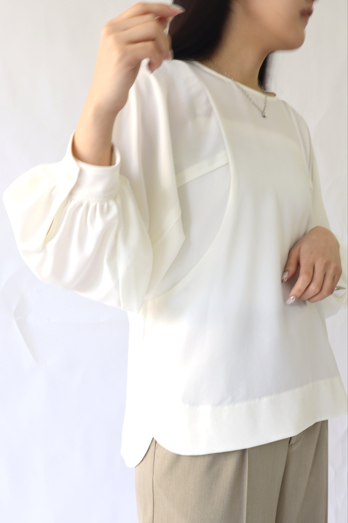 【ACUTA】 ドルマン風Tブラウス