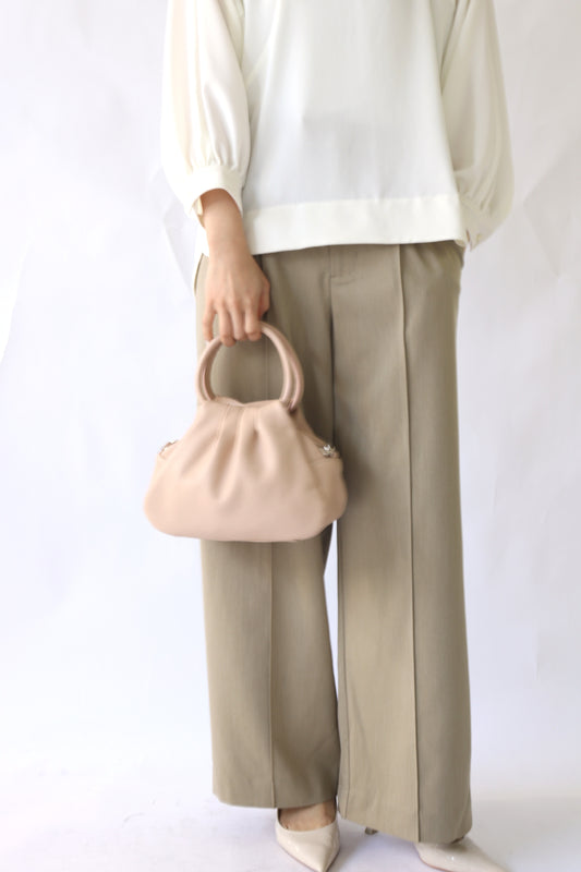 【ACUTA】センターシームストレートパンツ