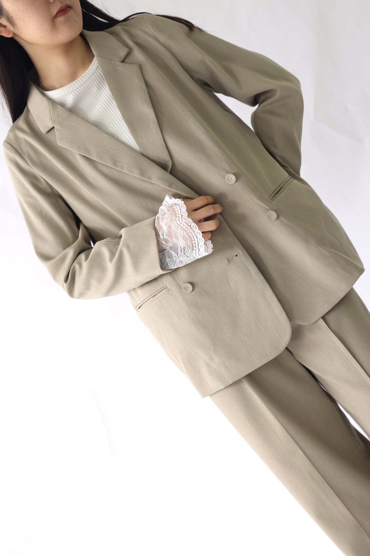 【ACUTA】【PRE ORDER】くるみ釦ダブルジャケット