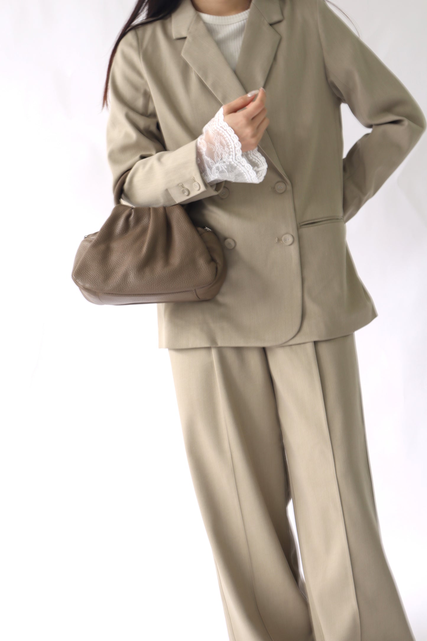 【ACUTA】センターシームストレートパンツ