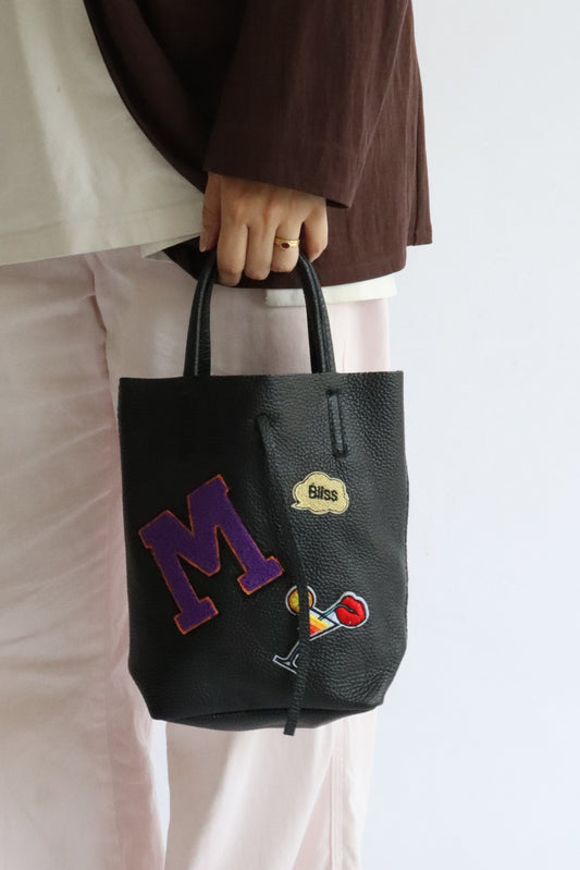 【MILLELA  FIRENZE】ワッペンミニトートバッグ