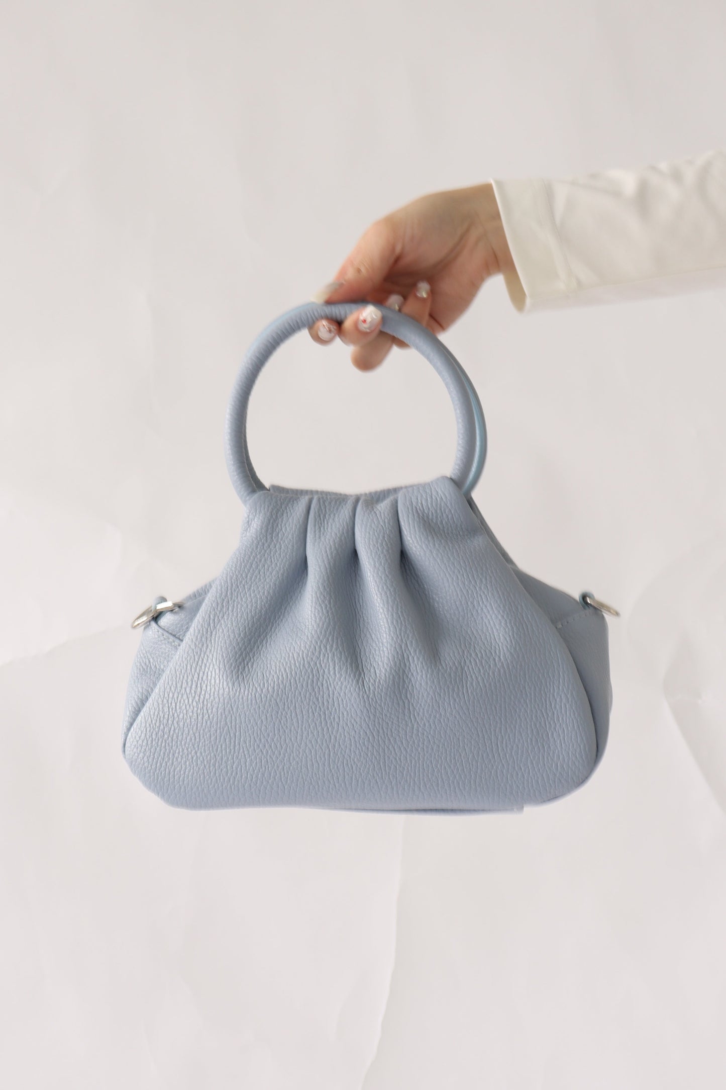 【MILLELA  FIRENZE】【新色】タックハンドバッグ