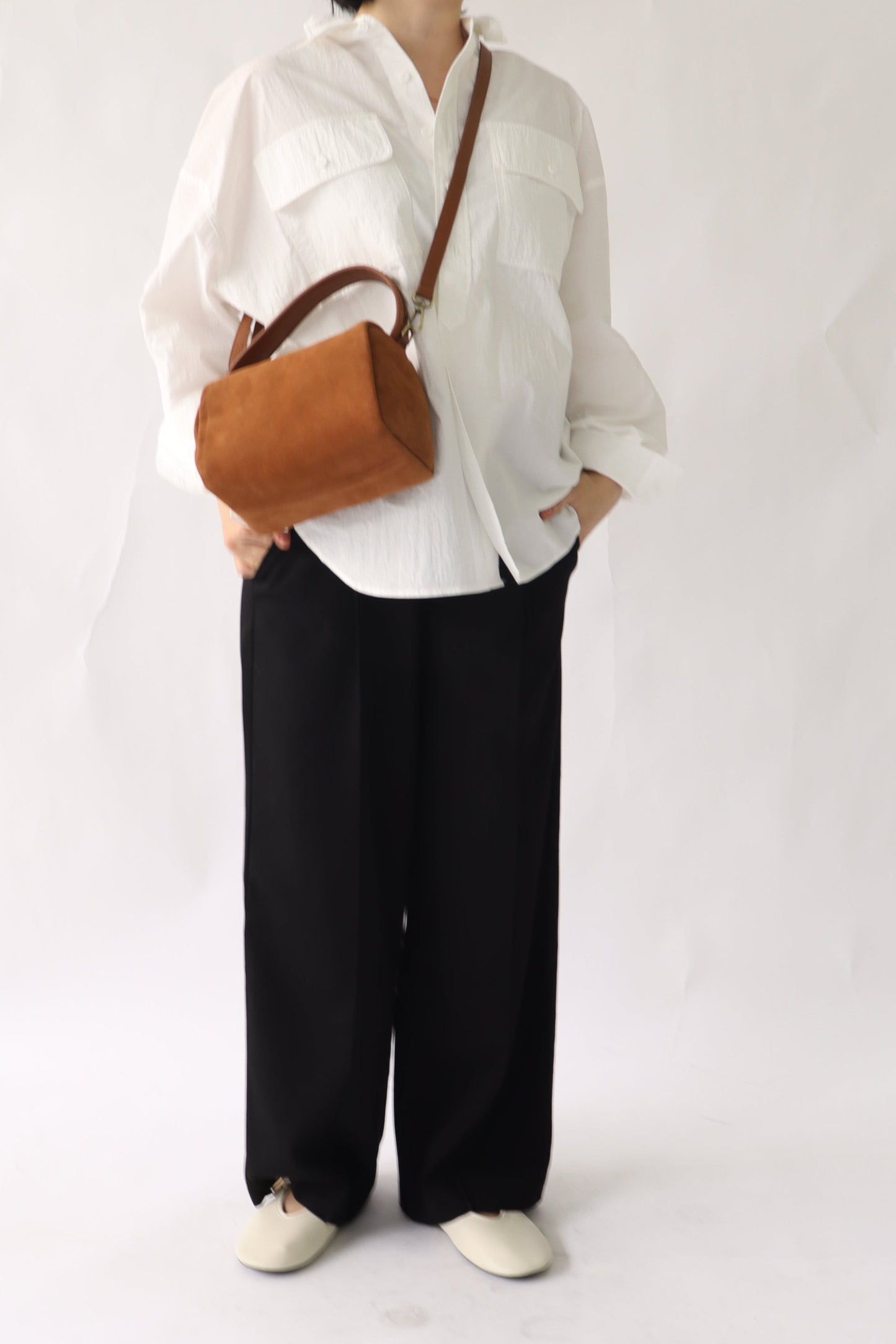 【MILLELA  FIRENZE】【PREORDER】スウェードワンハンドルバッグ