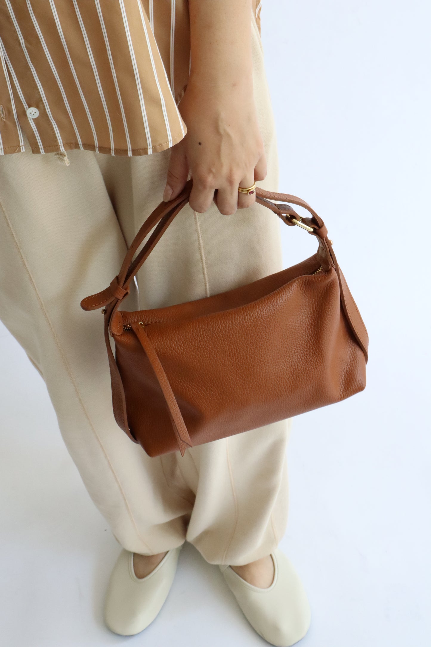 【MILLELA  FIRENZE】2WAYベルトハンドバッグ