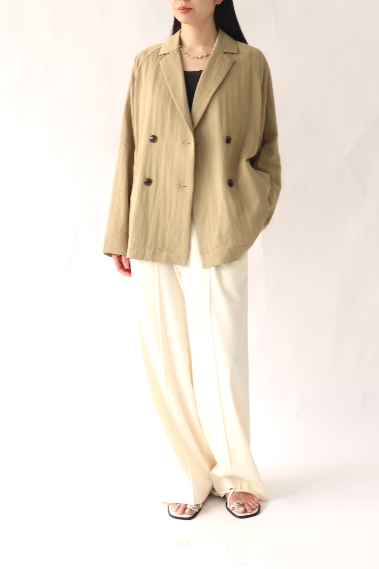 【ACUTA】【PRE ORDER】ダブルブレストショートコート