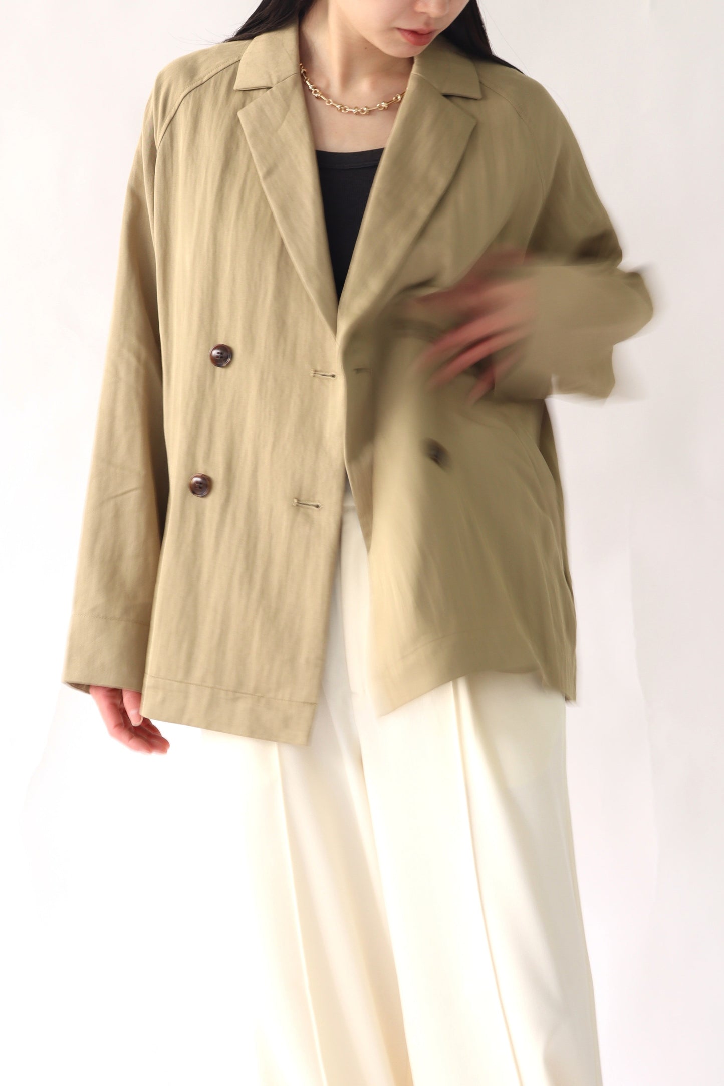 【ACUTA】【PRE ORDER】ダブルブレストショートコート