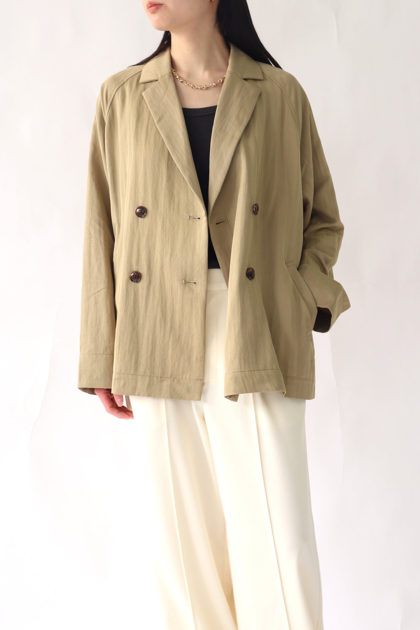 【ACUTA】【PRE ORDER】ダブルブレストショートコート