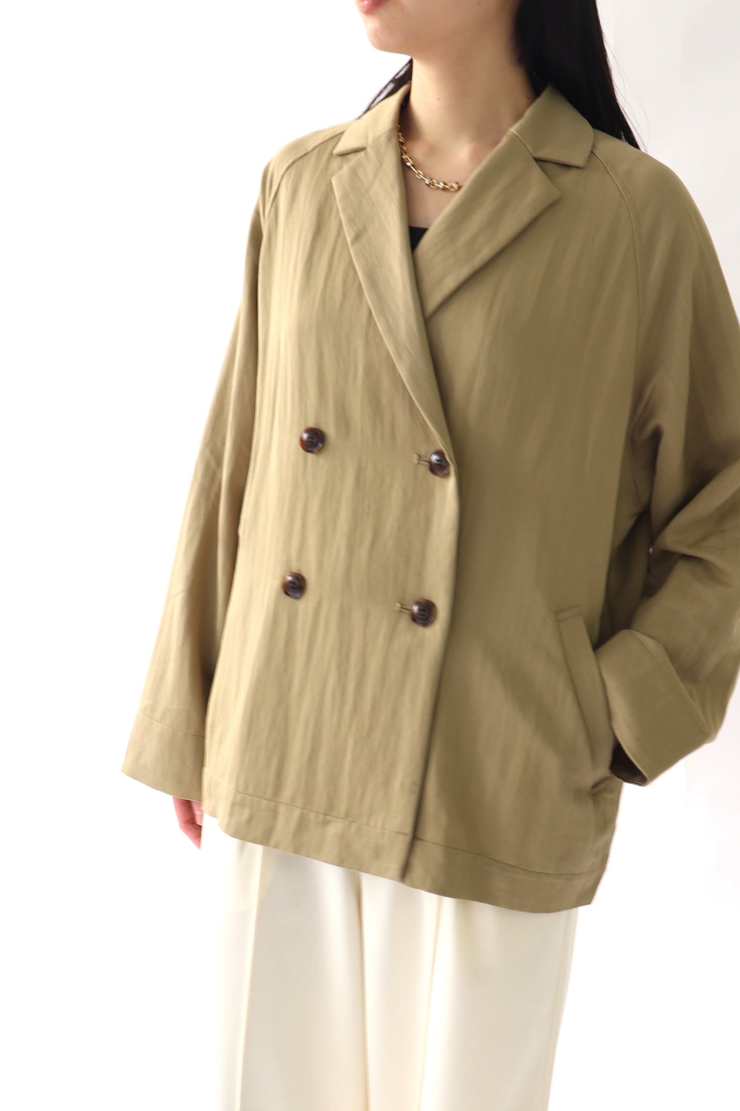 【ACUTA】【PRE ORDER】ダブルブレストショートコート