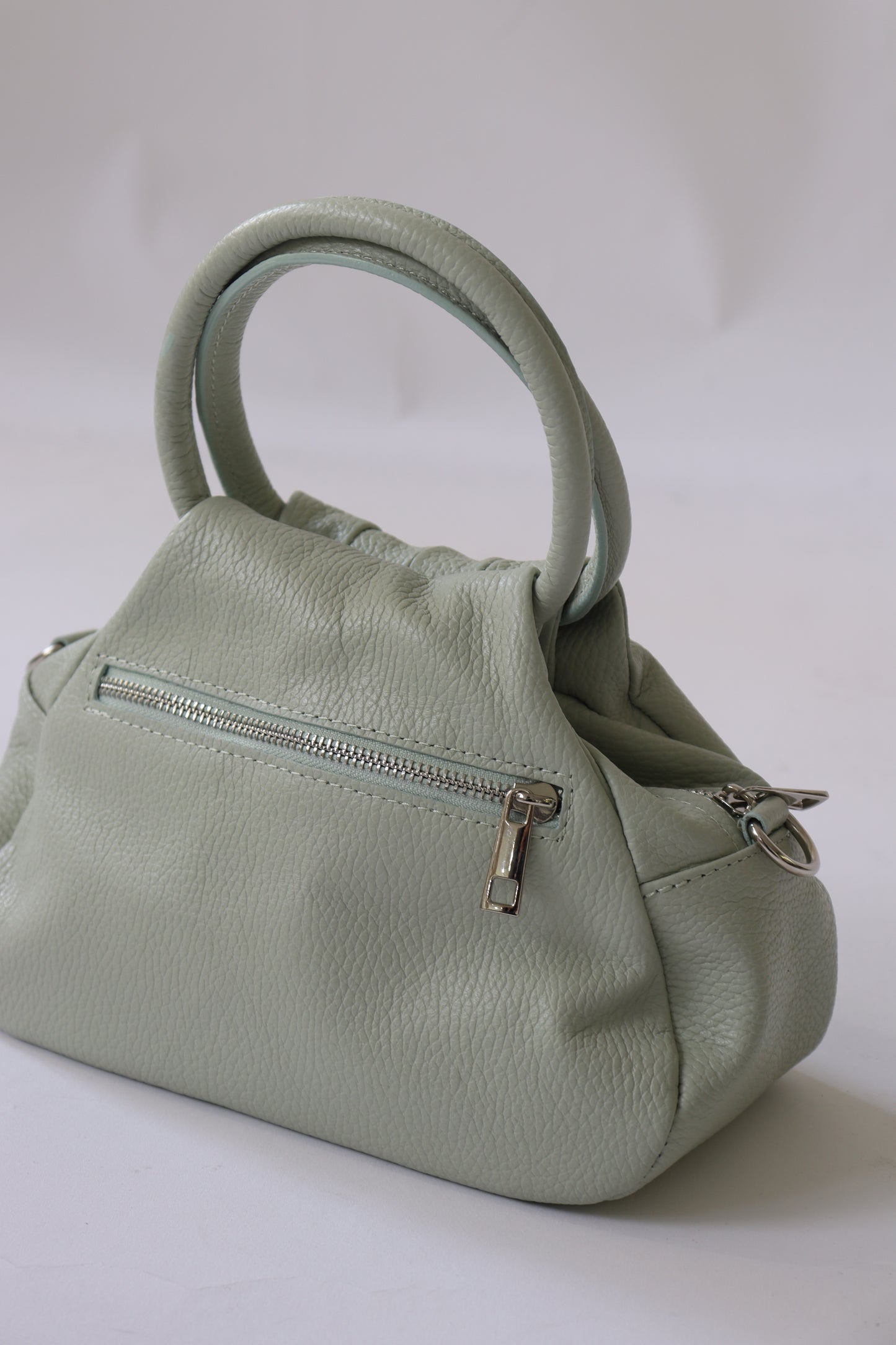 【MILLELA  FIRENZE】【新色】タックハンドバッグ