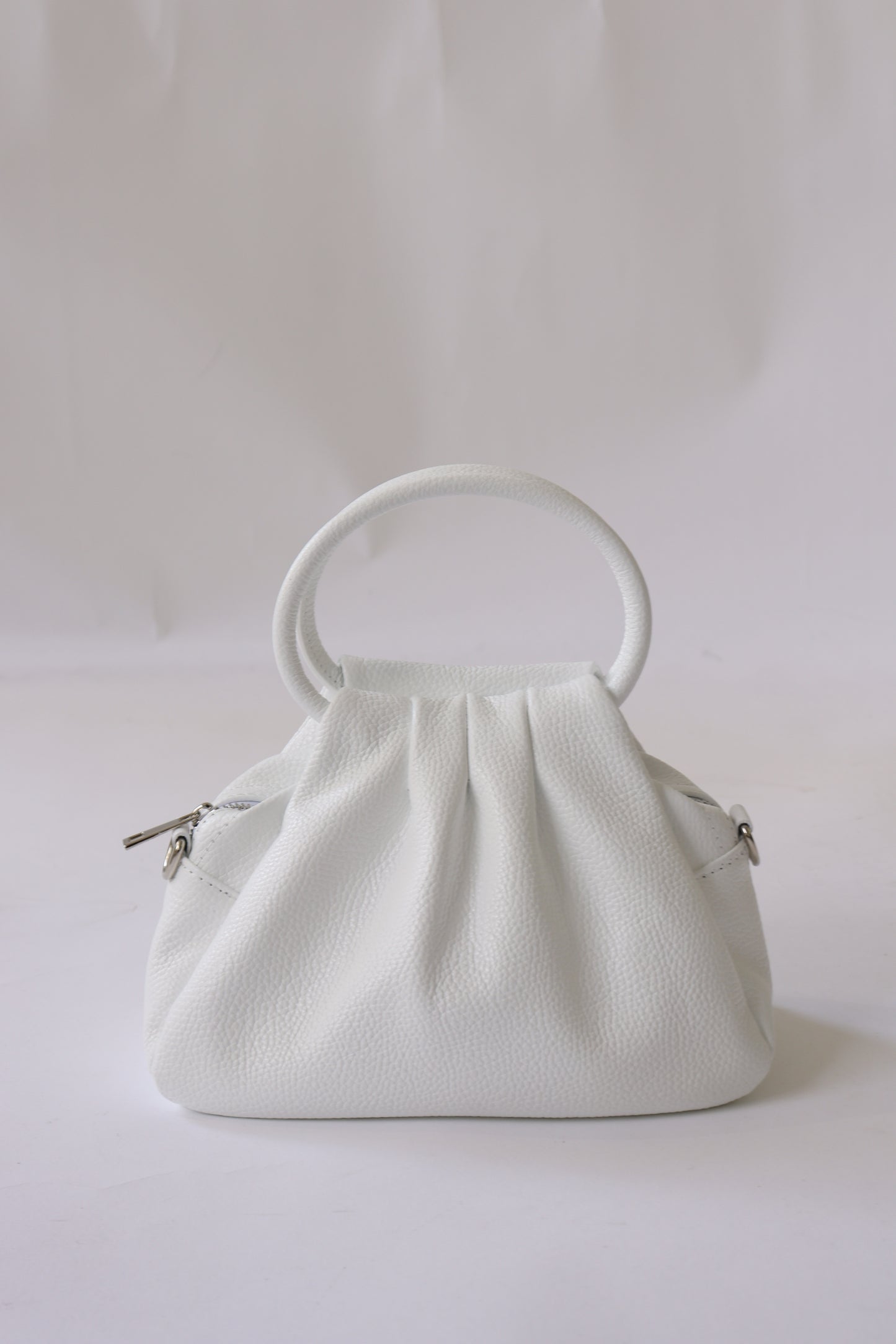 【MILLELA  FIRENZE】【新色】タックハンドバッグ