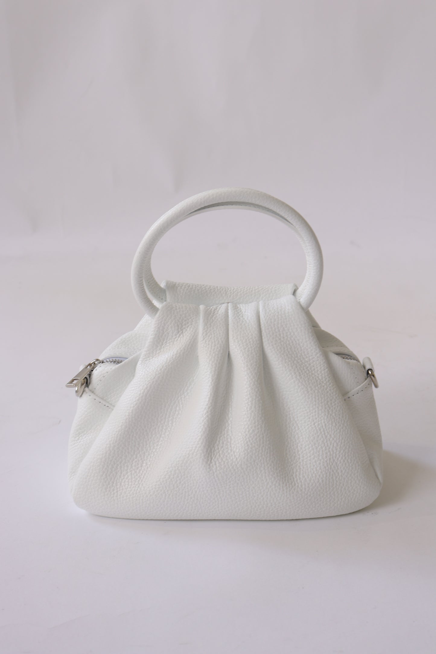 【MILLELA  FIRENZE】【新色】タックハンドバッグ