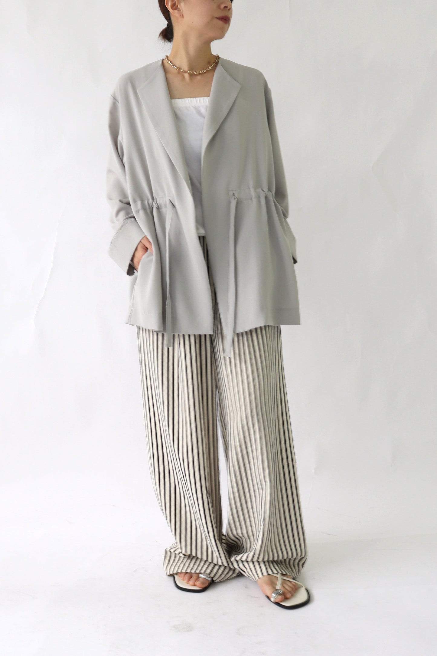 【ACUTA】 ウエストドロストジャケット