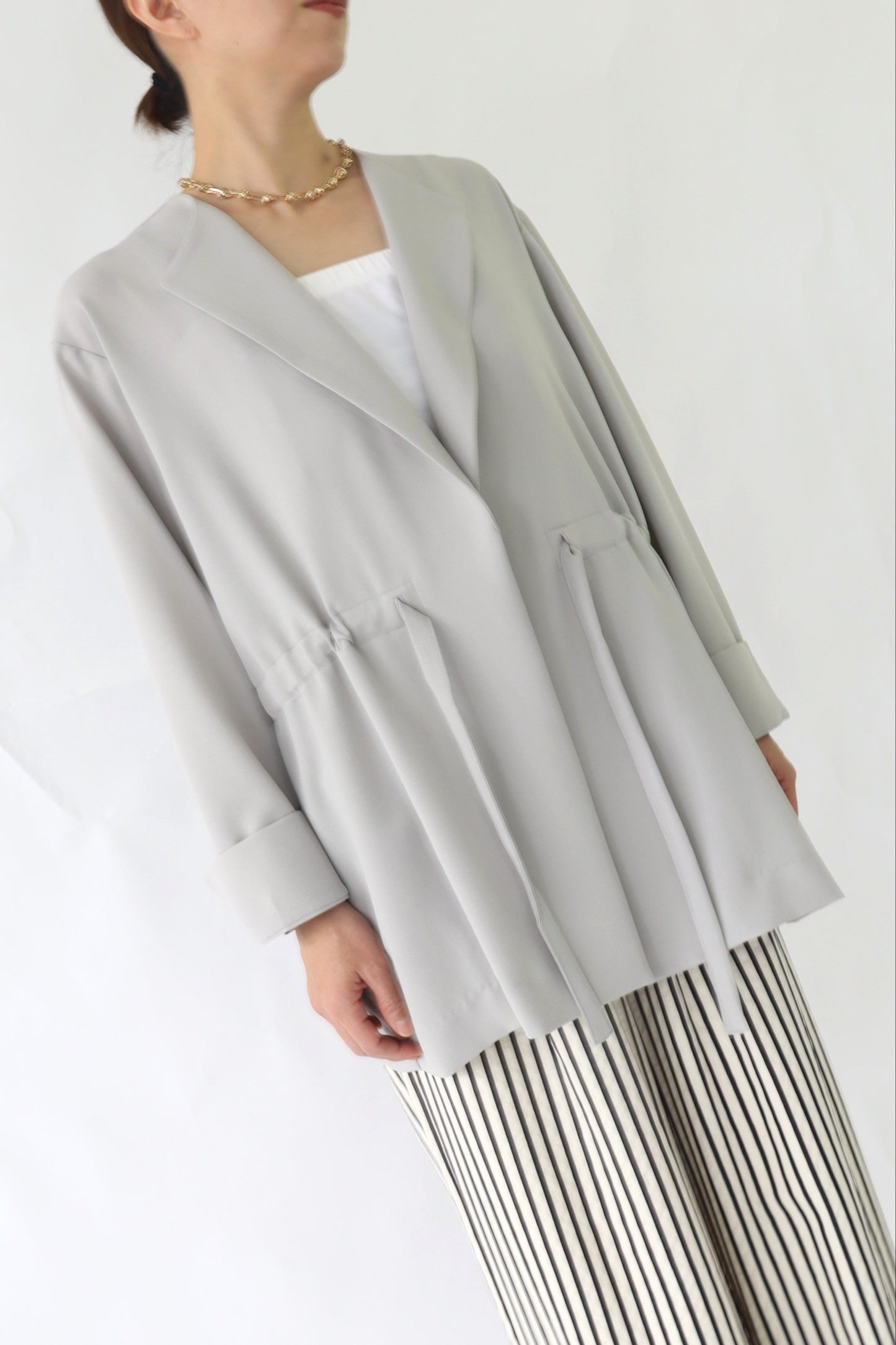 【ACUTA】 ウエストドロストジャケット