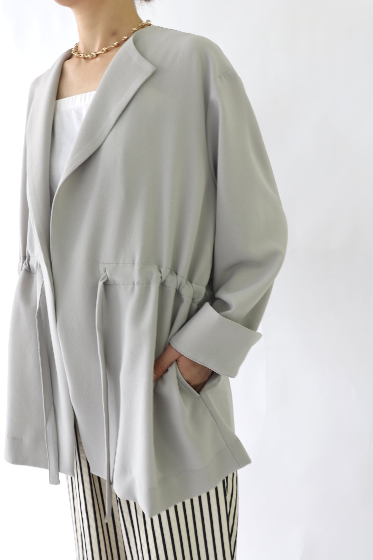 【ACUTA】 ウエストドロストジャケット